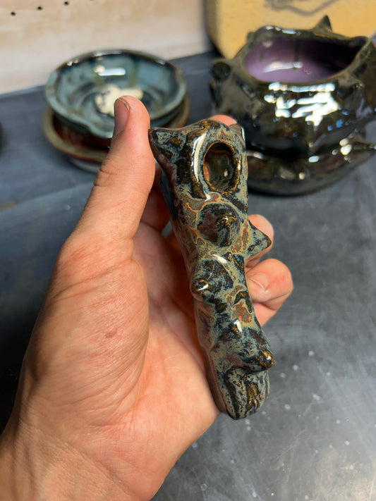 Spiky Jasper Pipe
