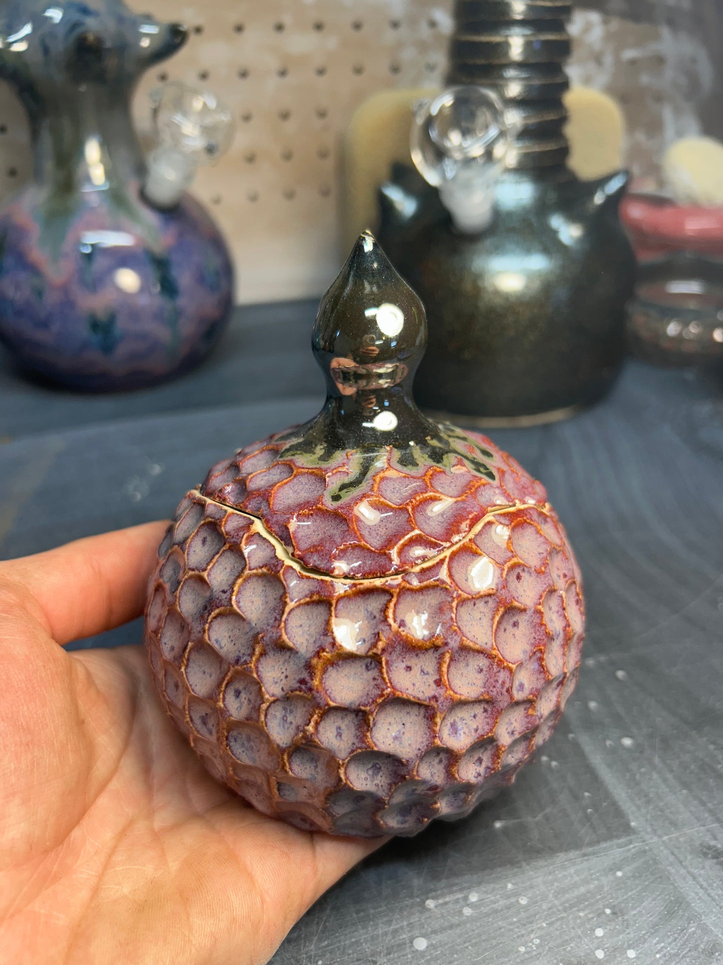 Purple Dragon Egg Jar
