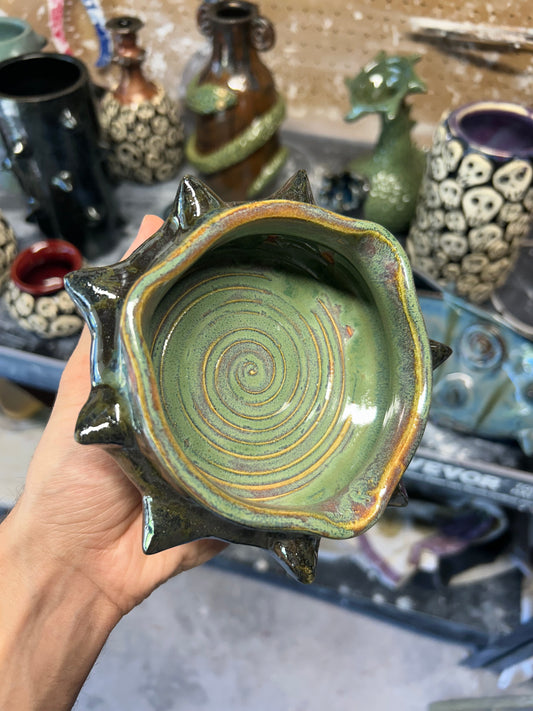 Spiky Opal Ashtray