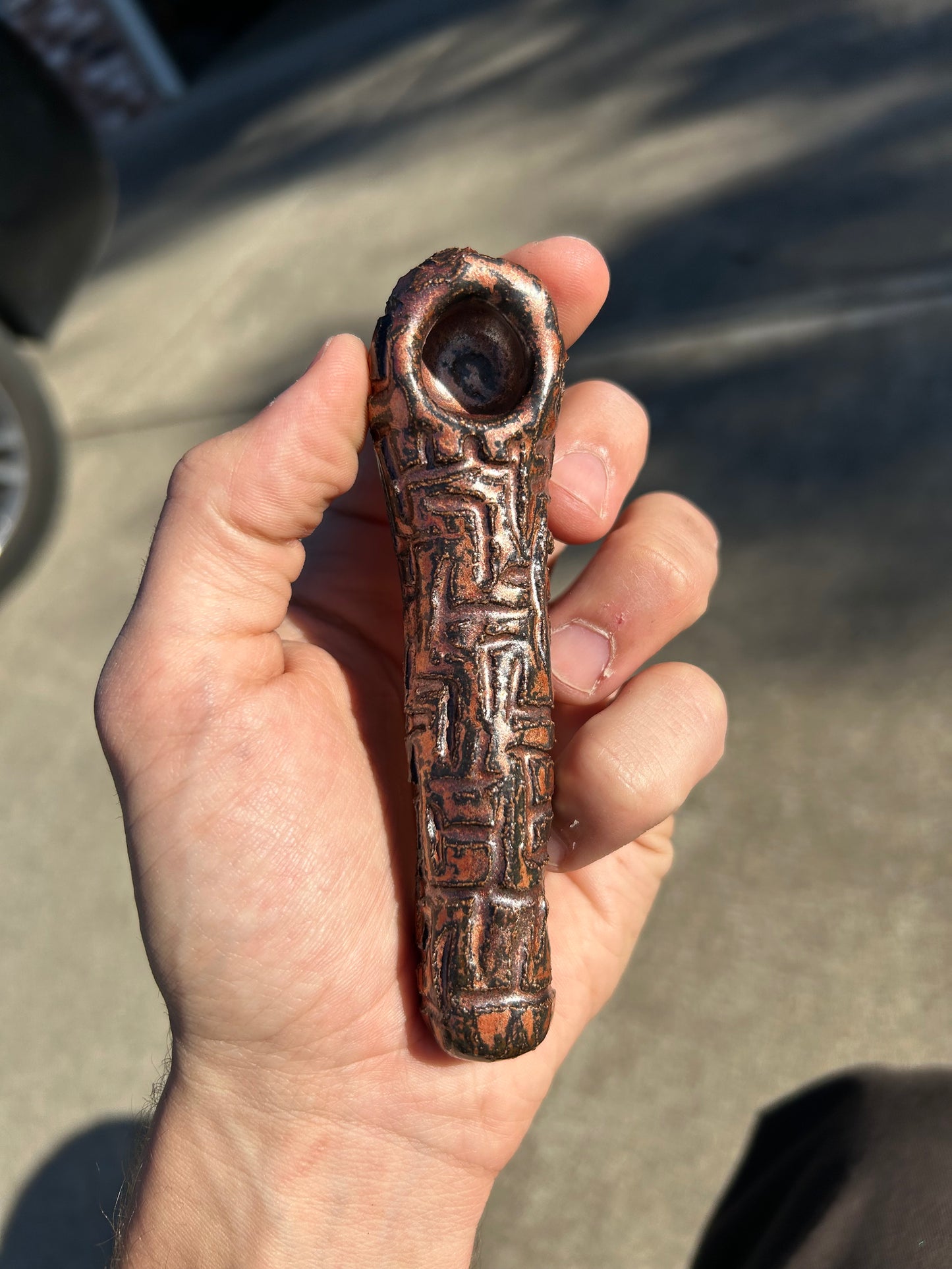 Copper Maze Pipe