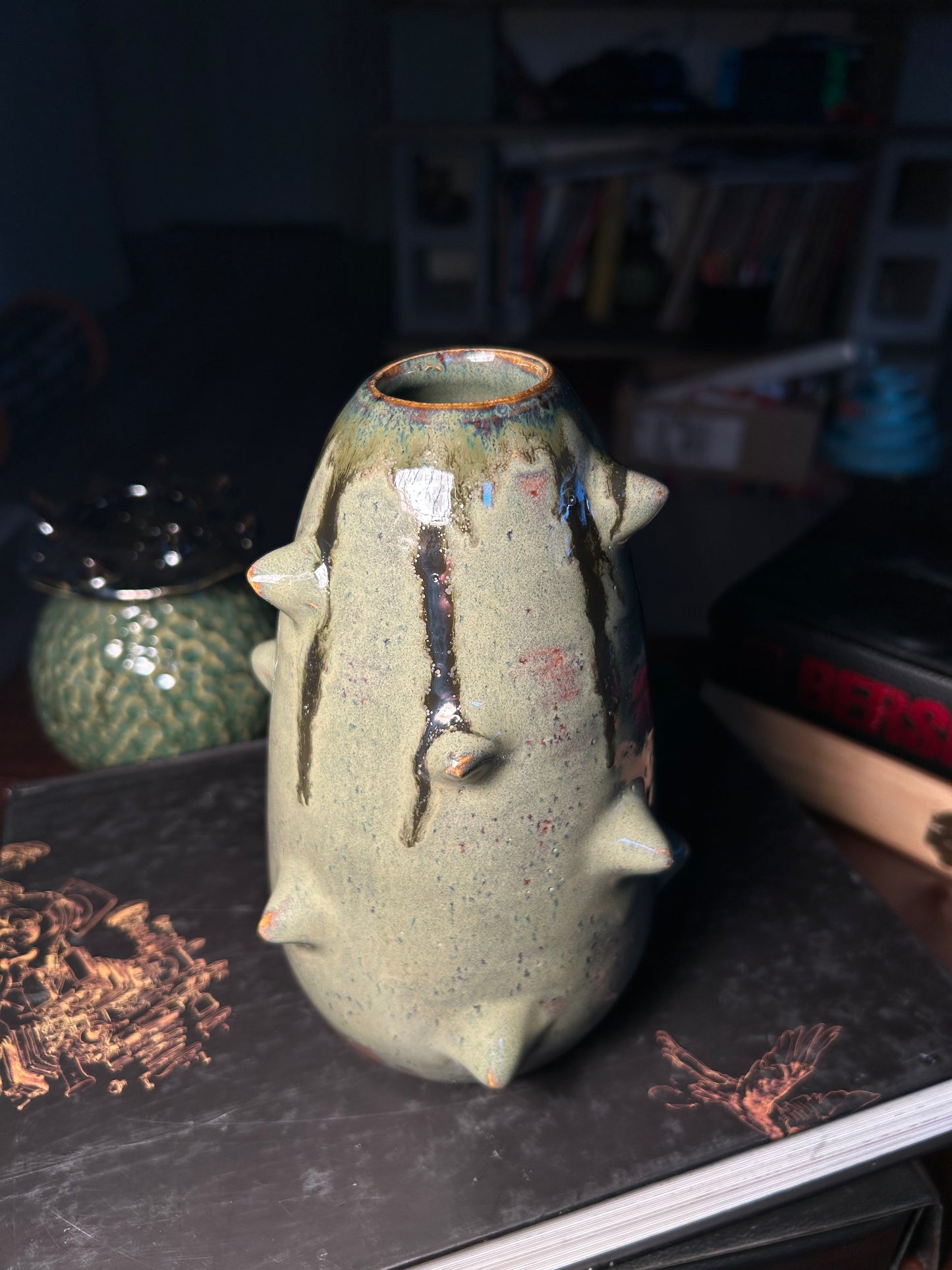 Spiky Pistachio Vase