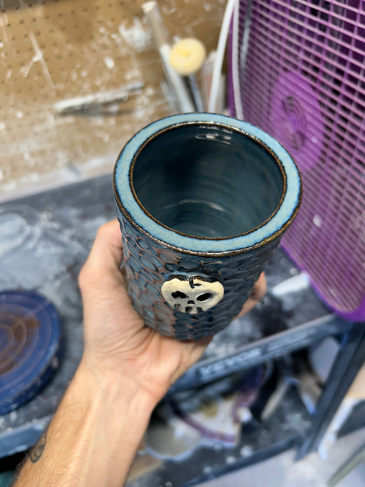 Skull Tall Glass 2
