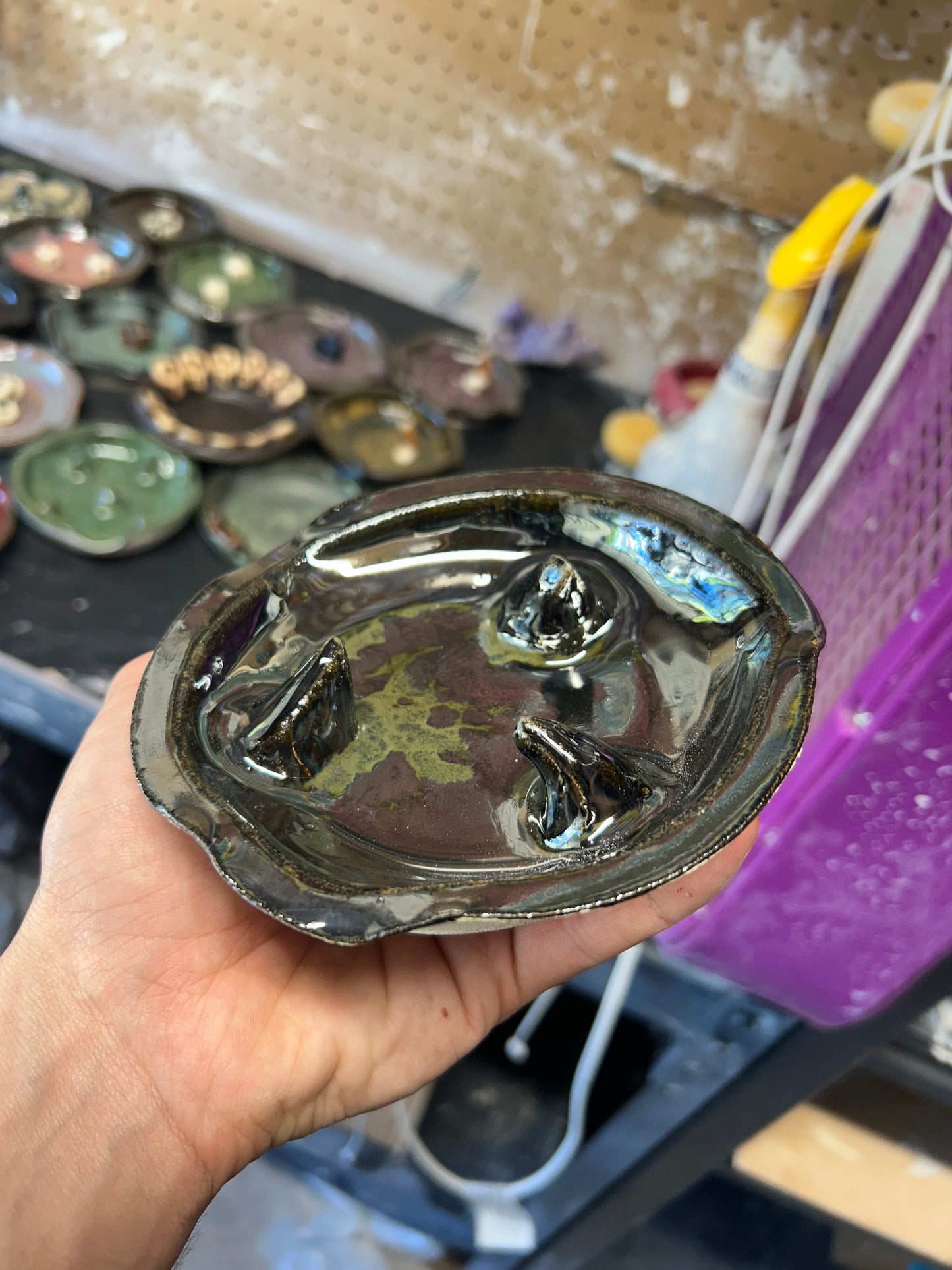 Spiral Spike Ashtray