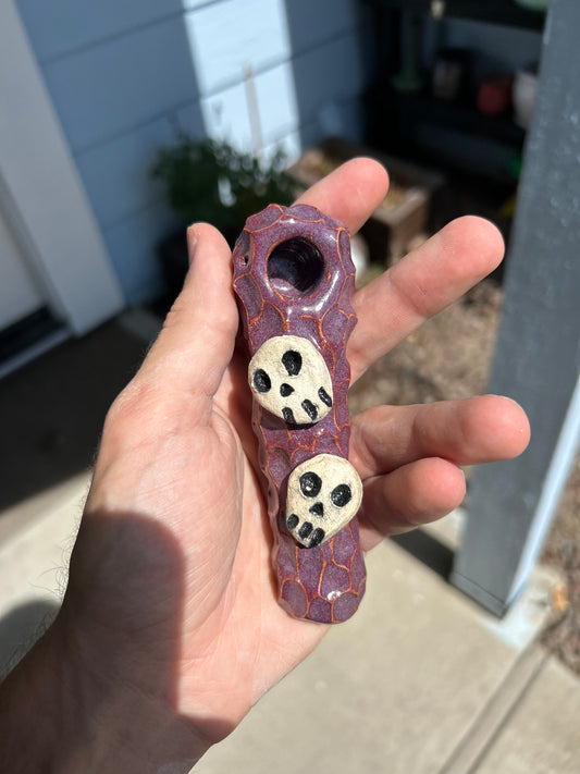 Purple Skull Pipe