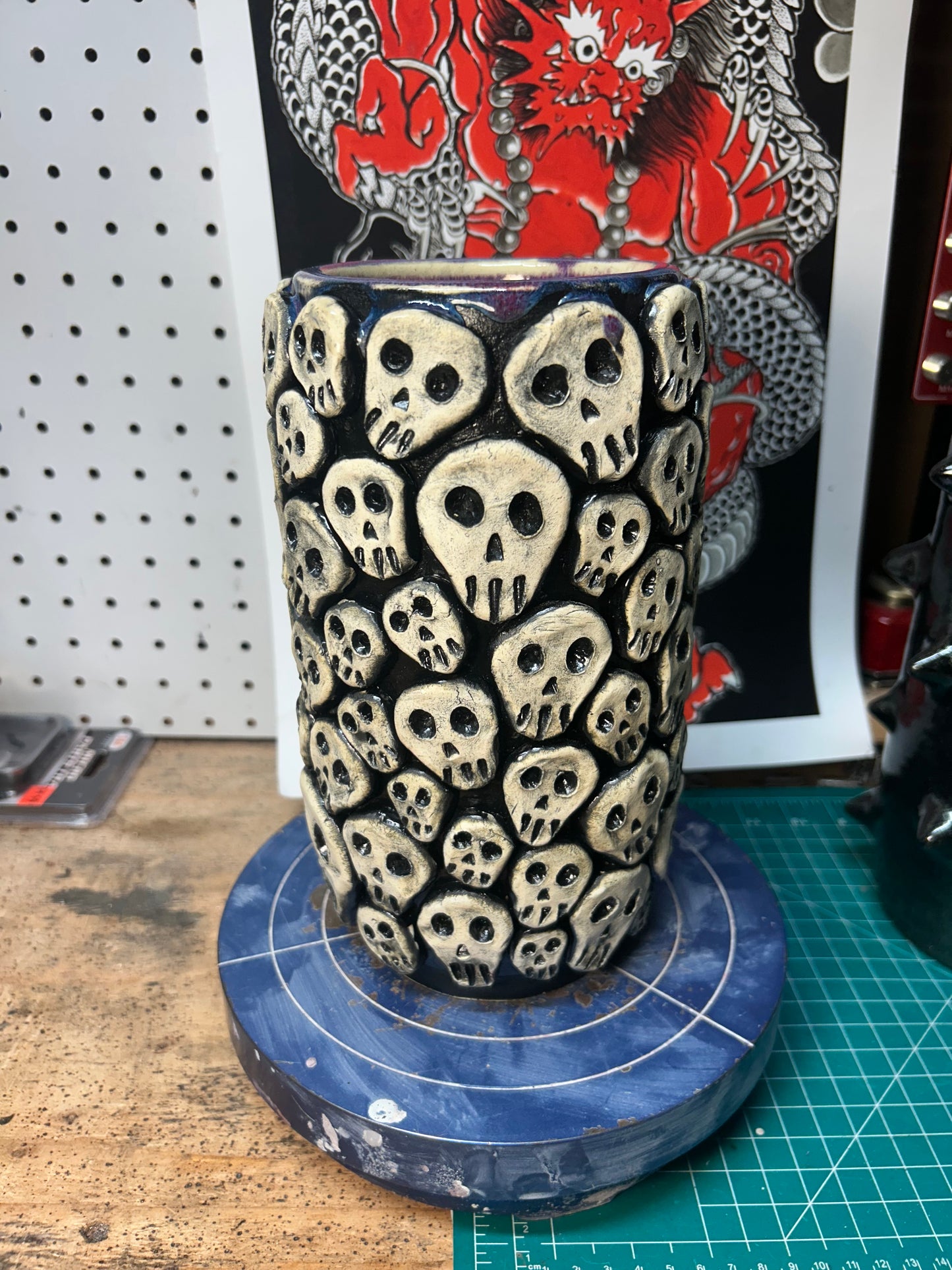 Skull Gala Vase