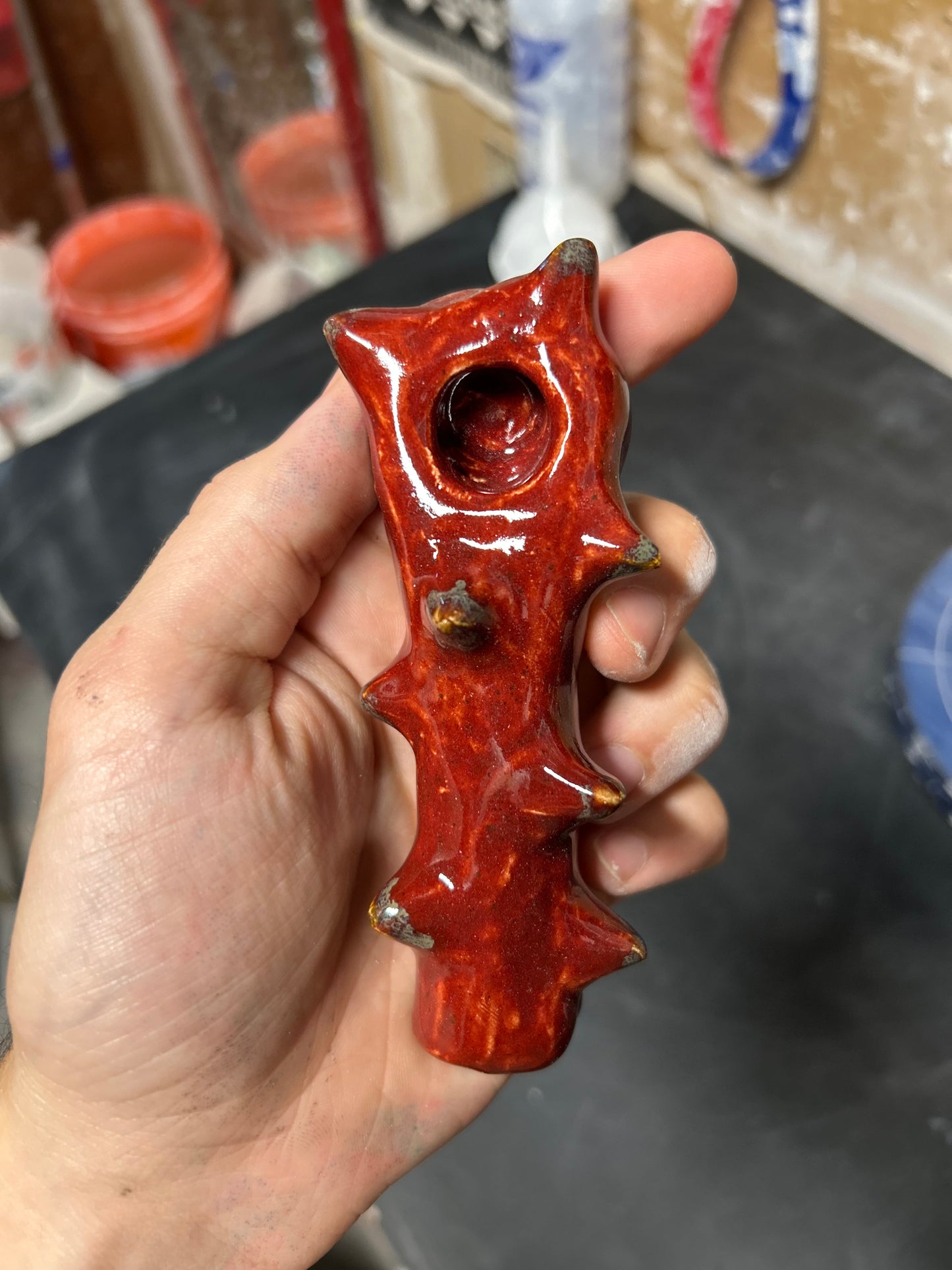 Spiky Red Pipe