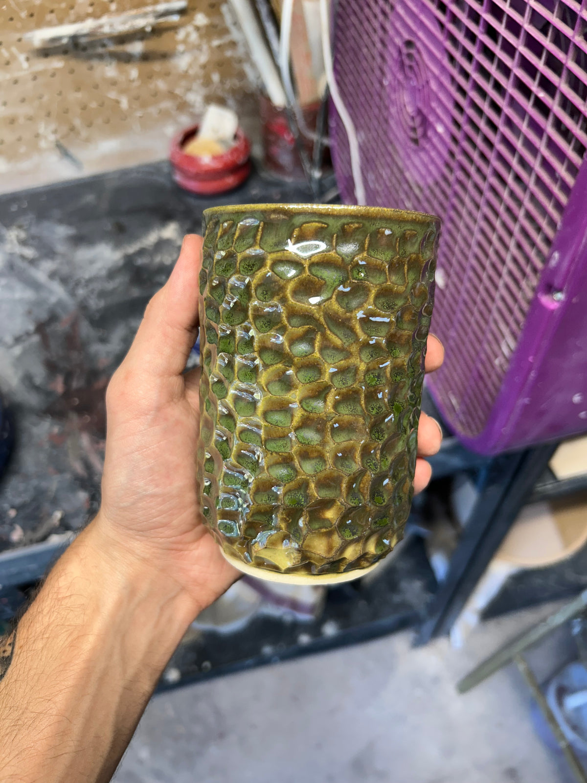 Spiral Tall Glass 1