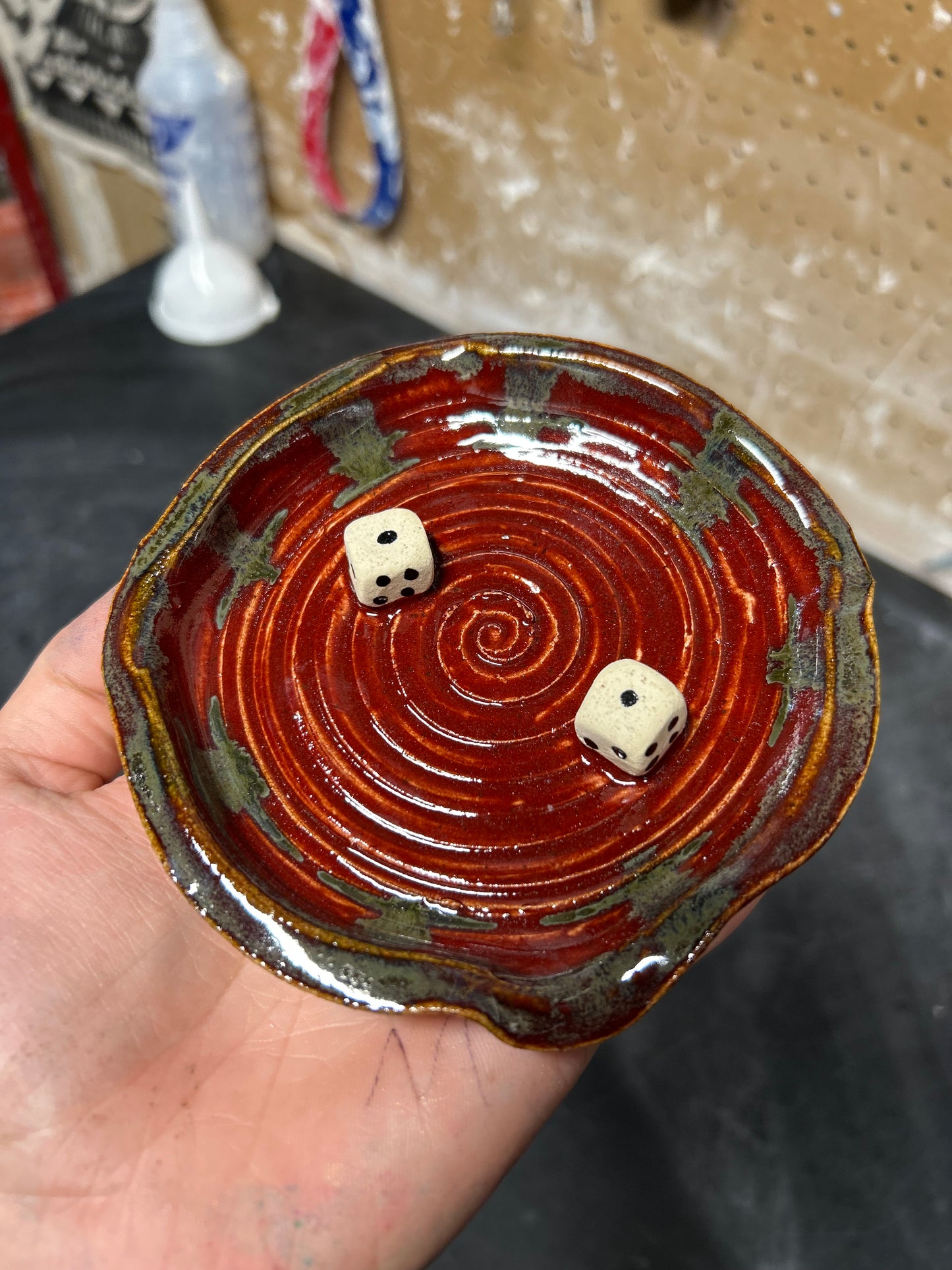 Red Dice Ashtray