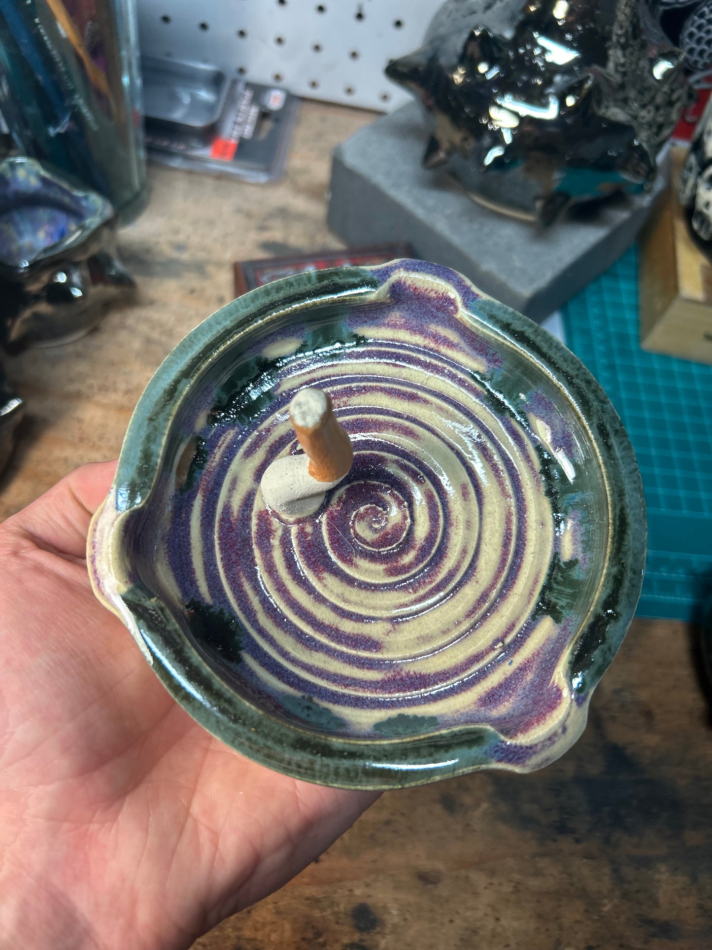Purple Cig Ashtray