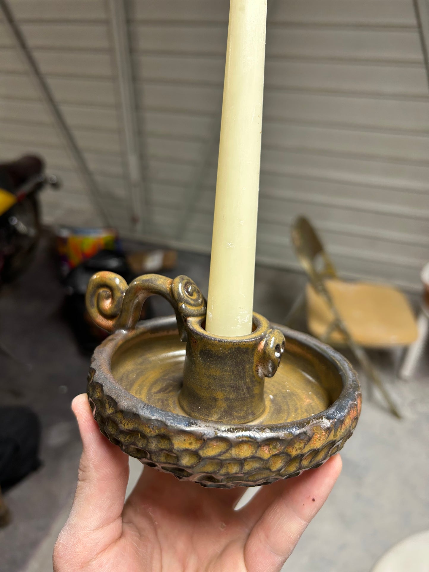 Copper Candleholder