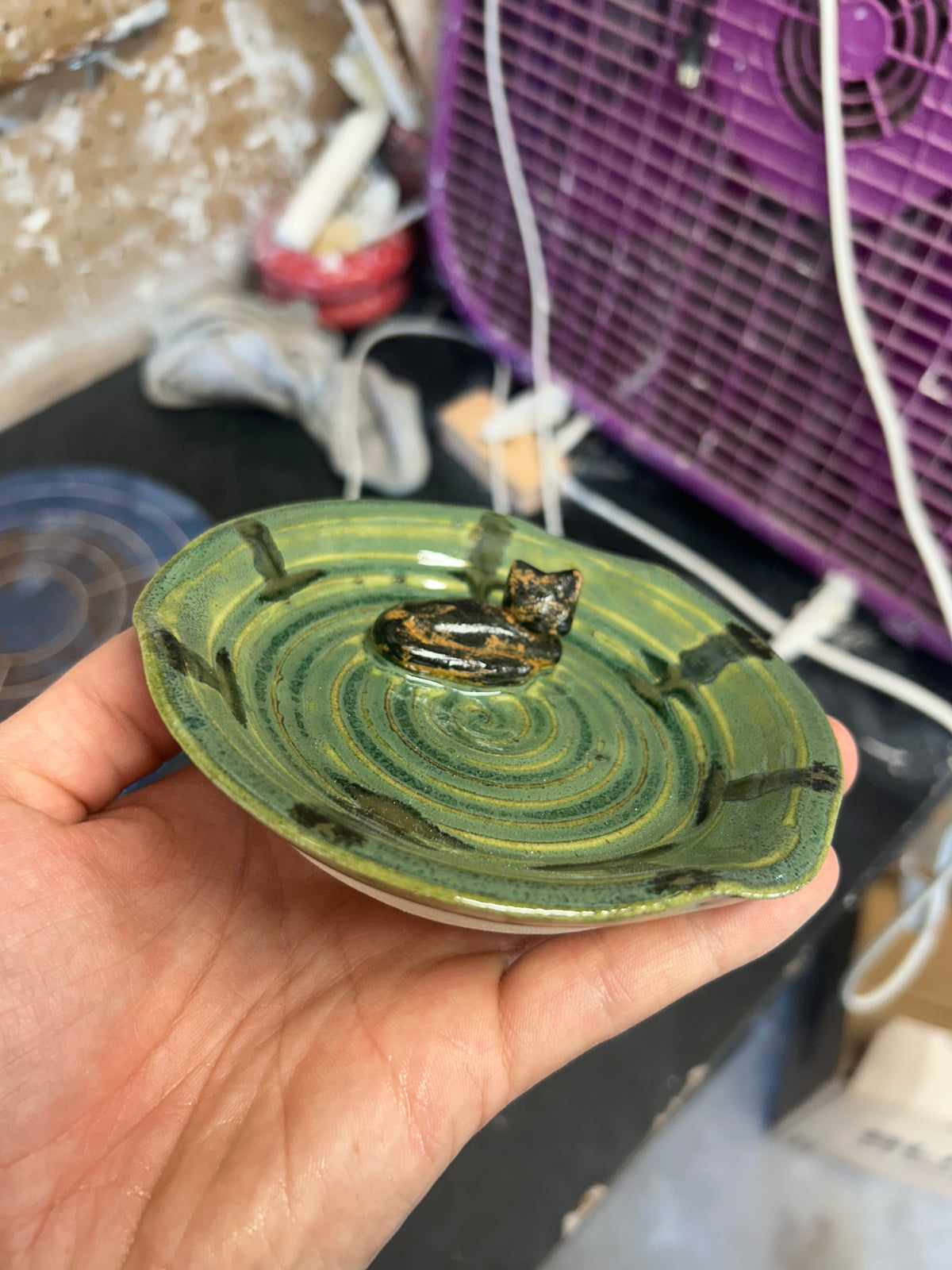 Cat Ashtray 1