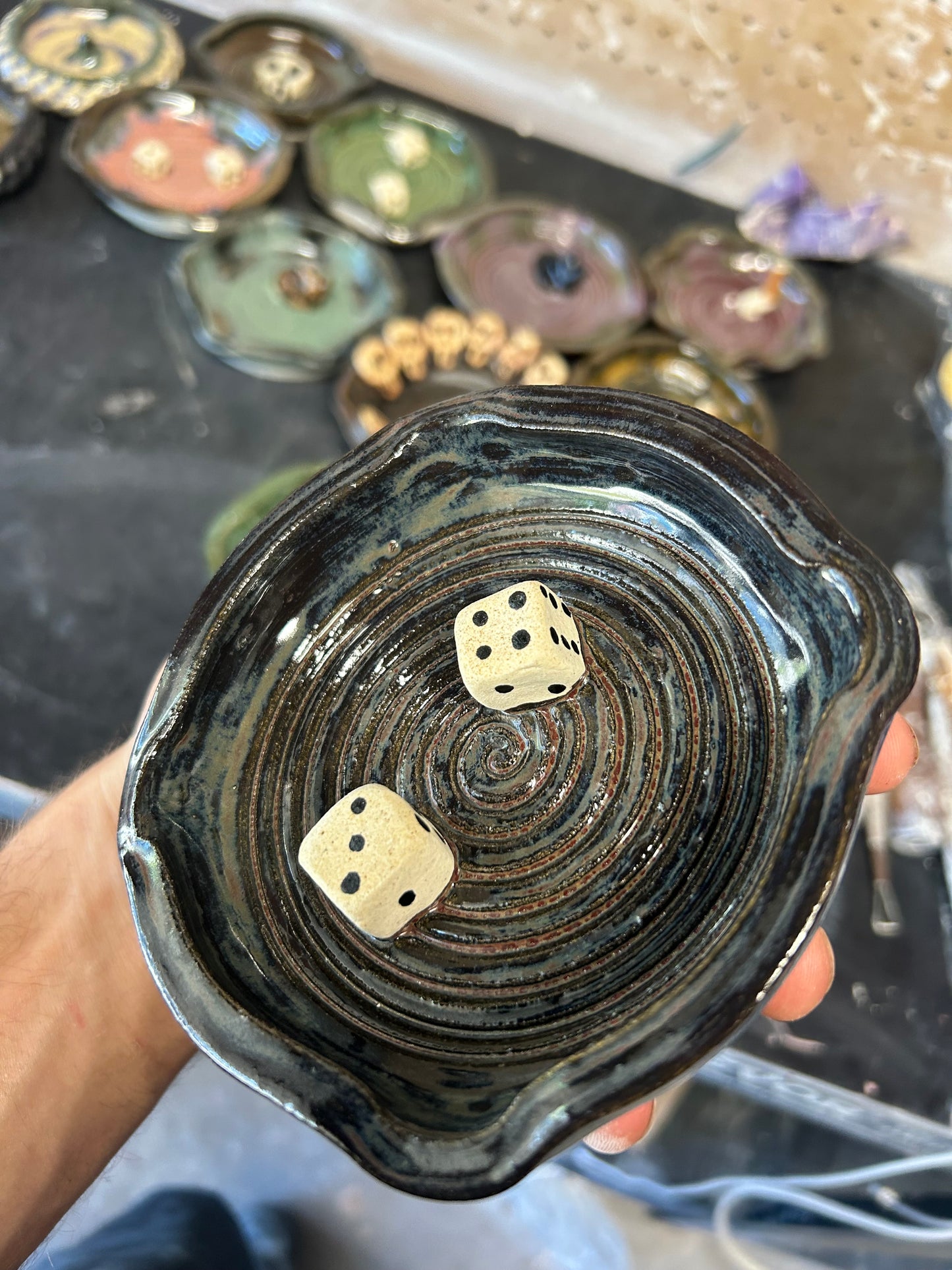 Jasper Dice Ashtray