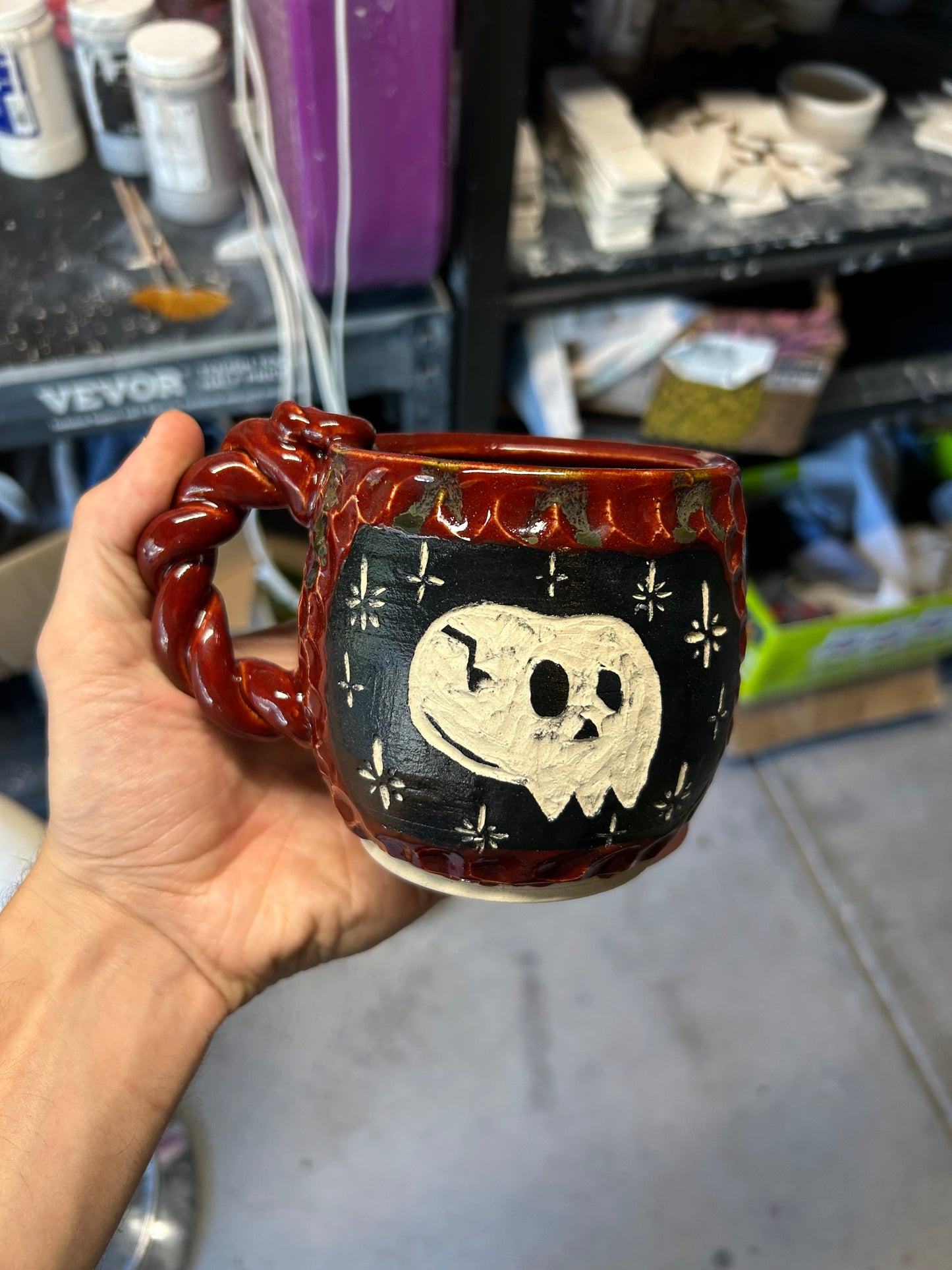 Red Skull Mug