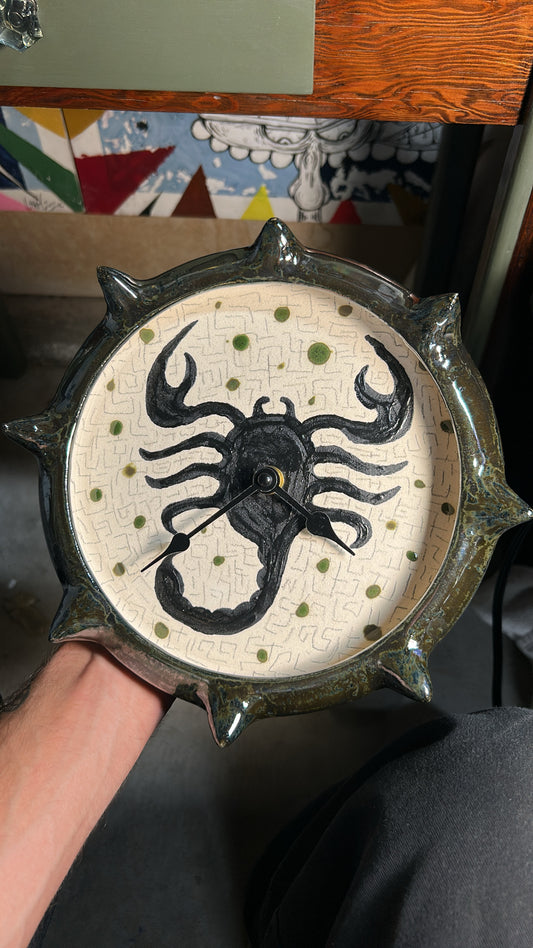 Scorpion Clock