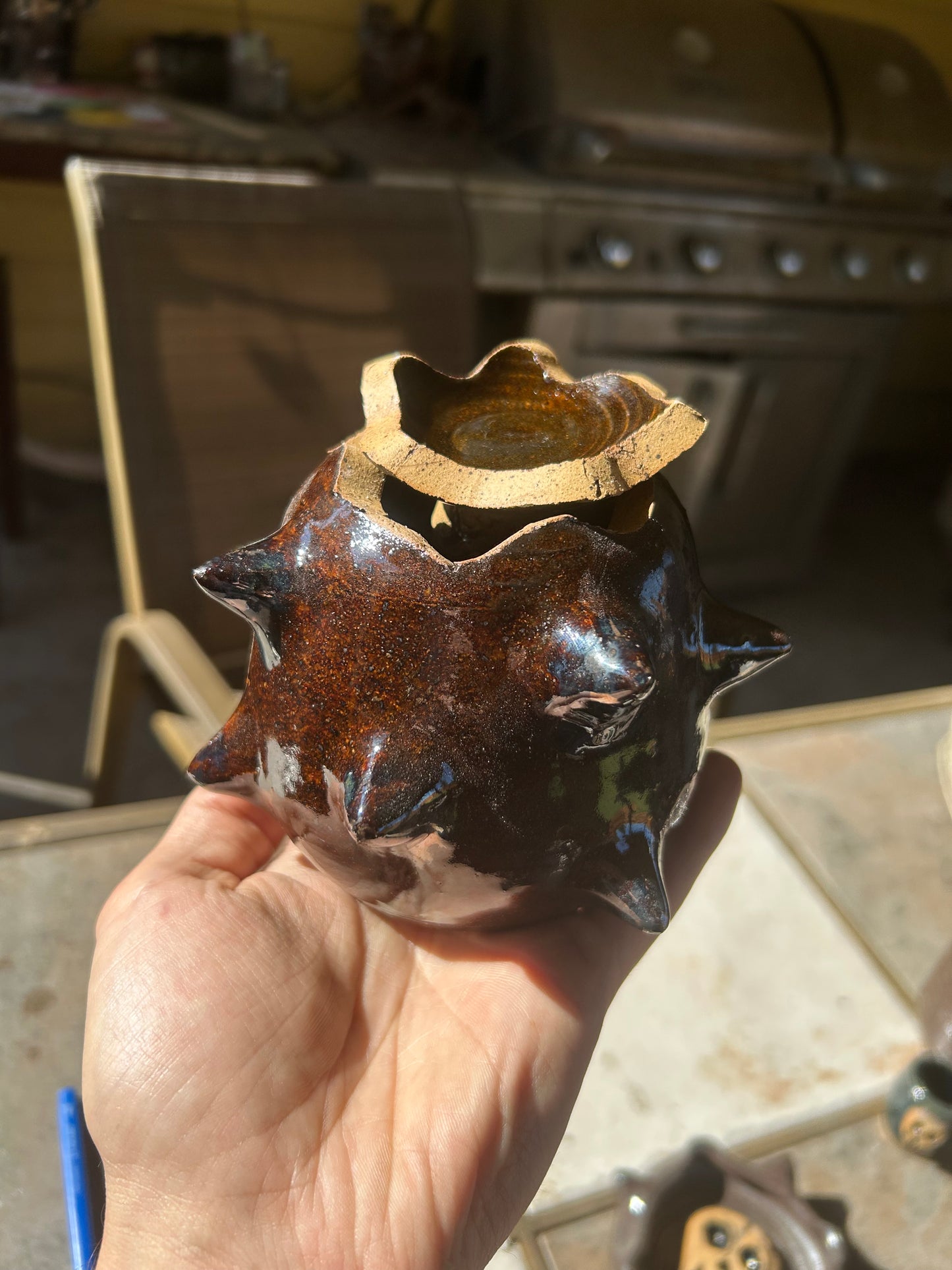 Spiky Skull Jar