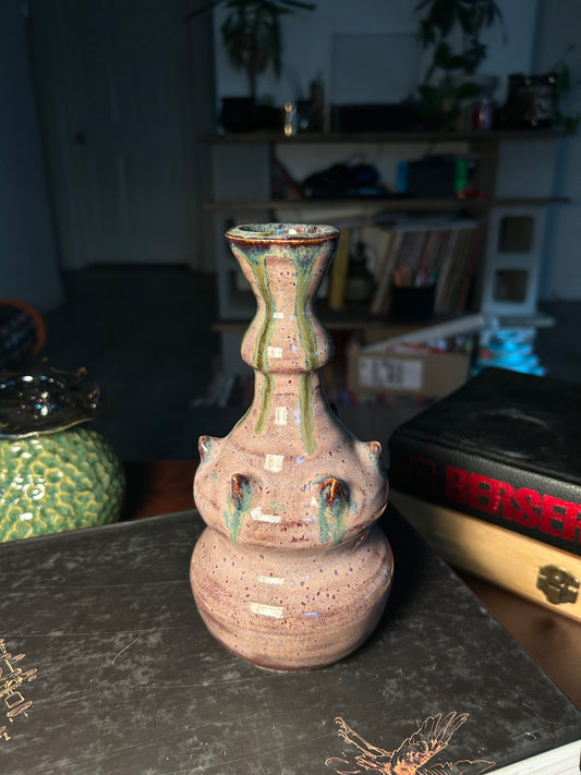 Purple Bottle Vase