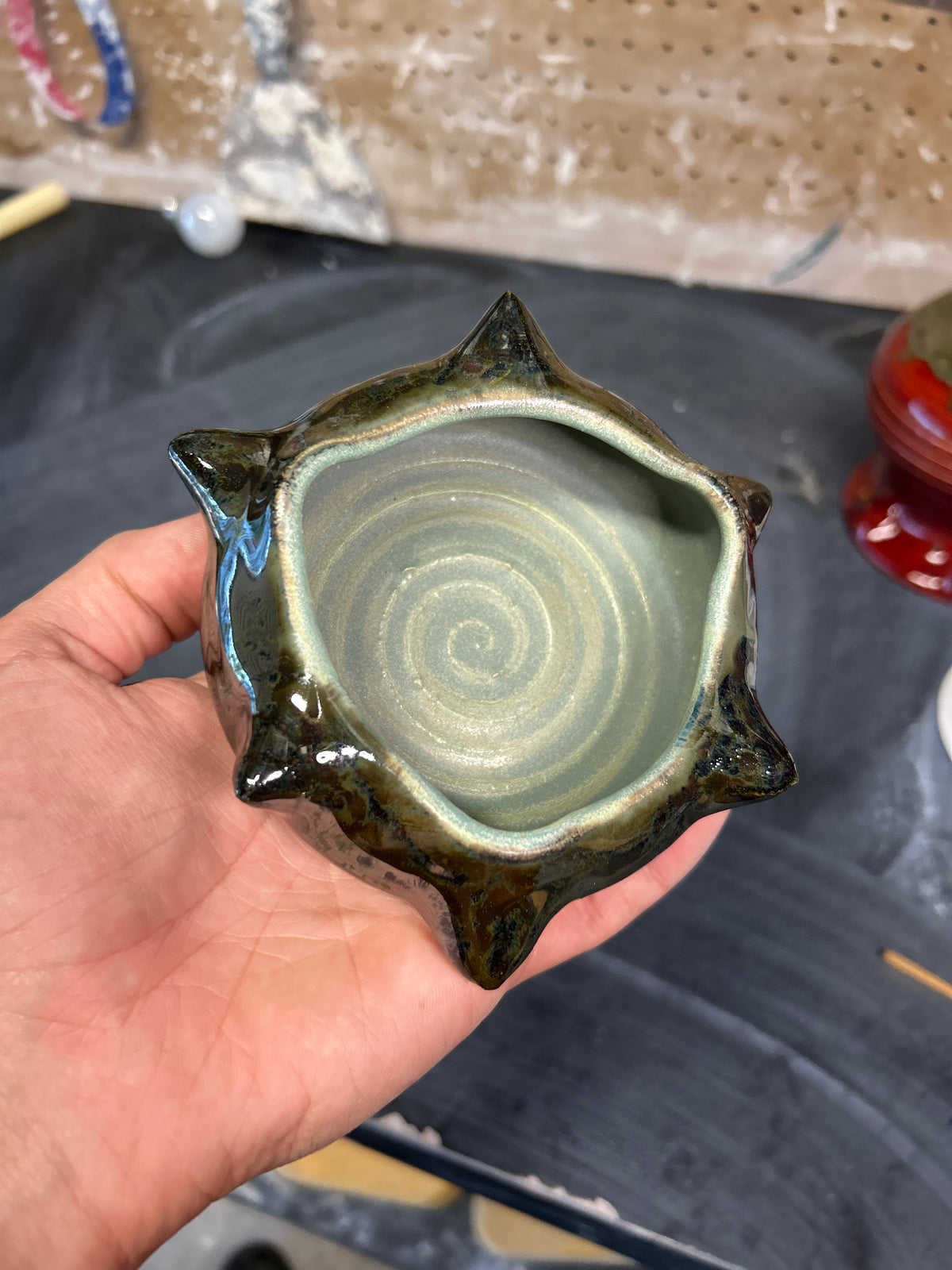 Spiky Chrome Ashtray 3