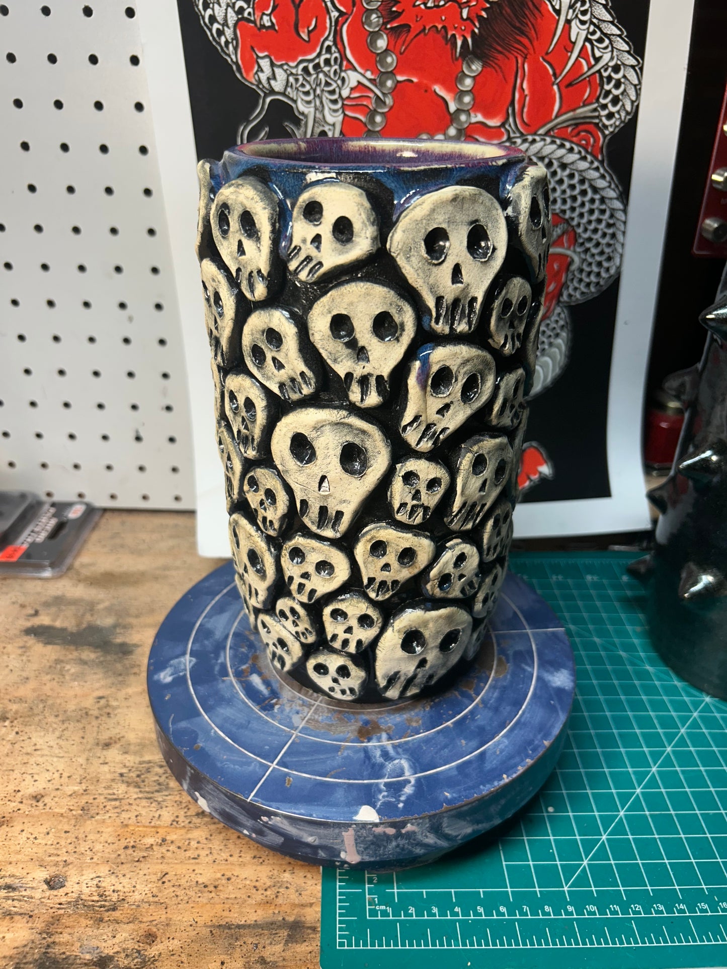 Skull Gala Vase