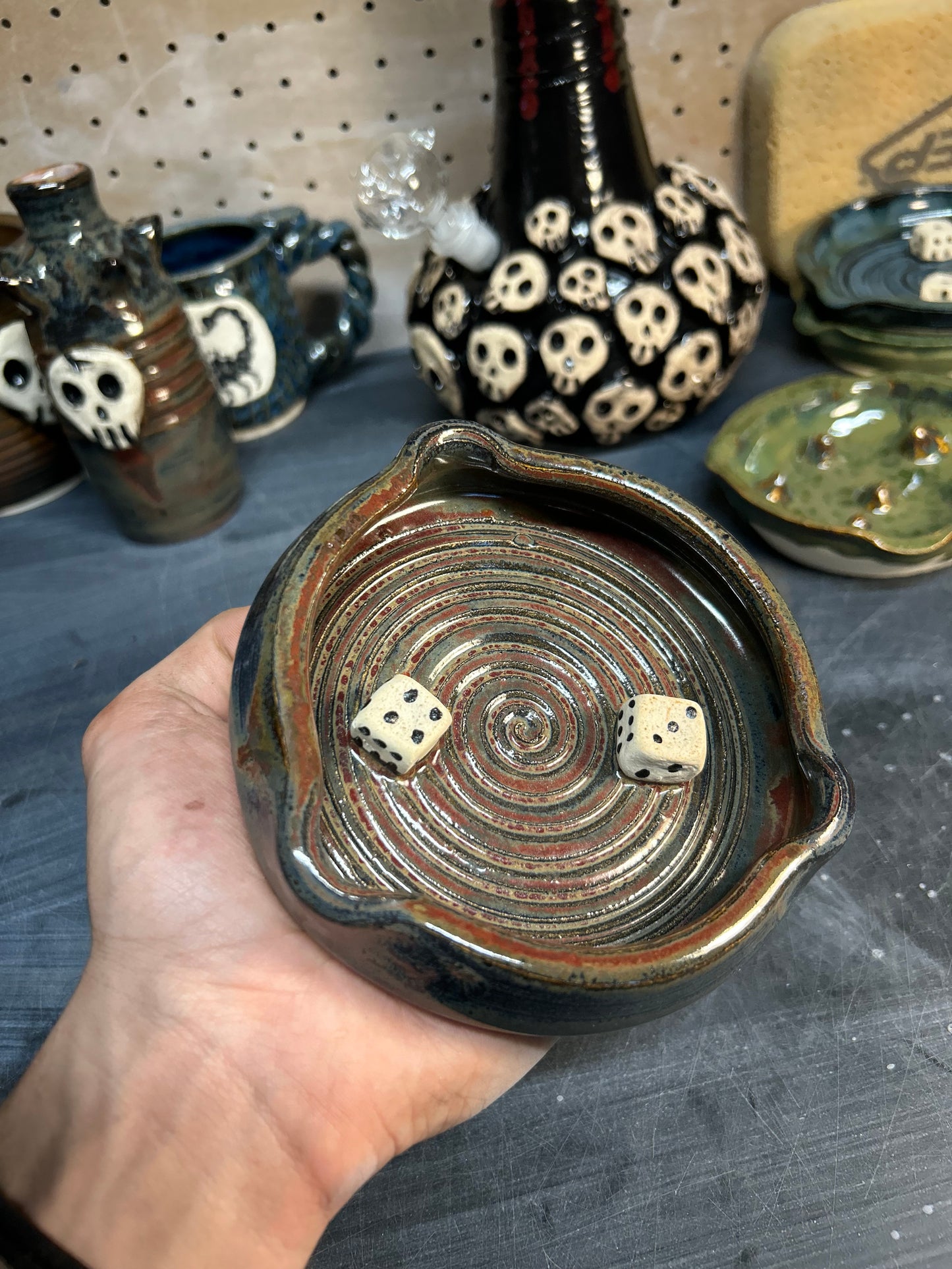 Jasper Dice Ashtray