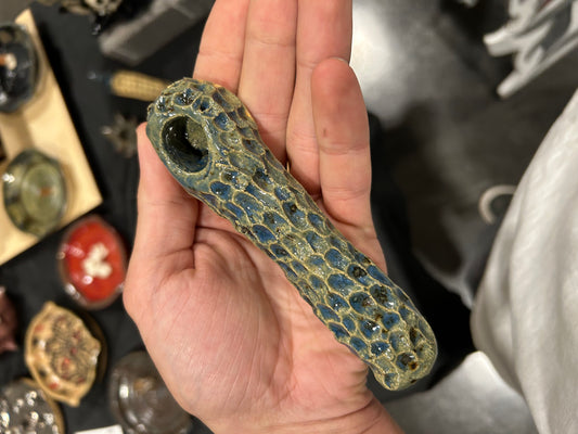 Scaled Blue Pipe