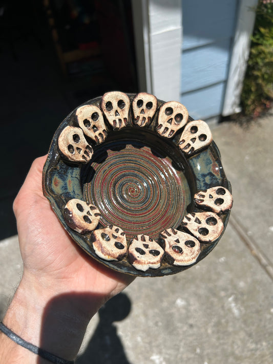 Skull Gala Ashtray 2
