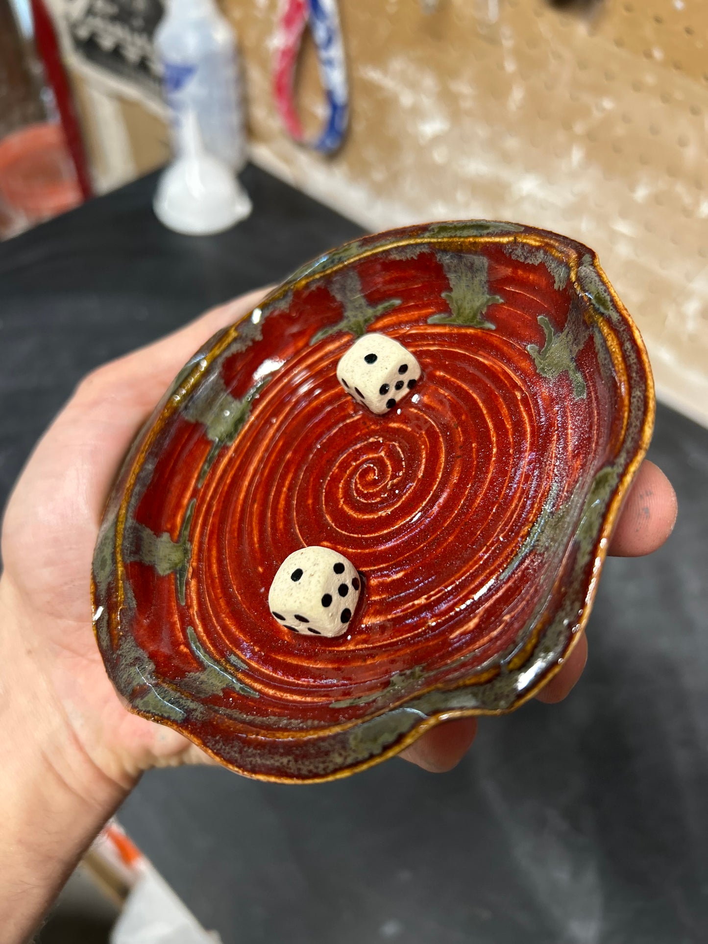 Red Dice Ashtray