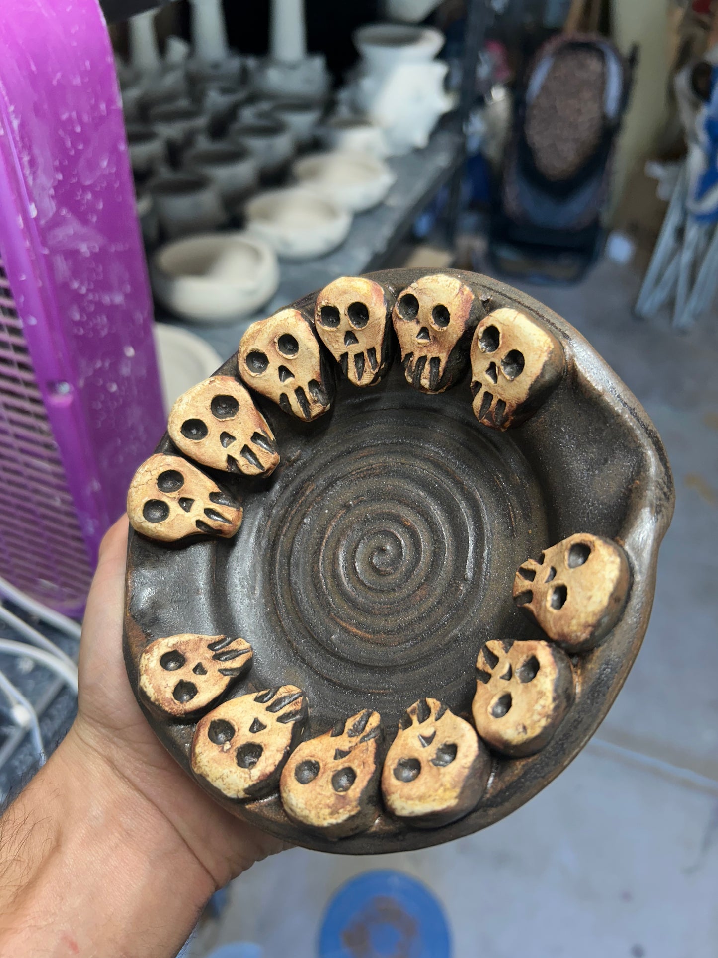 Skull Gala Ashtray