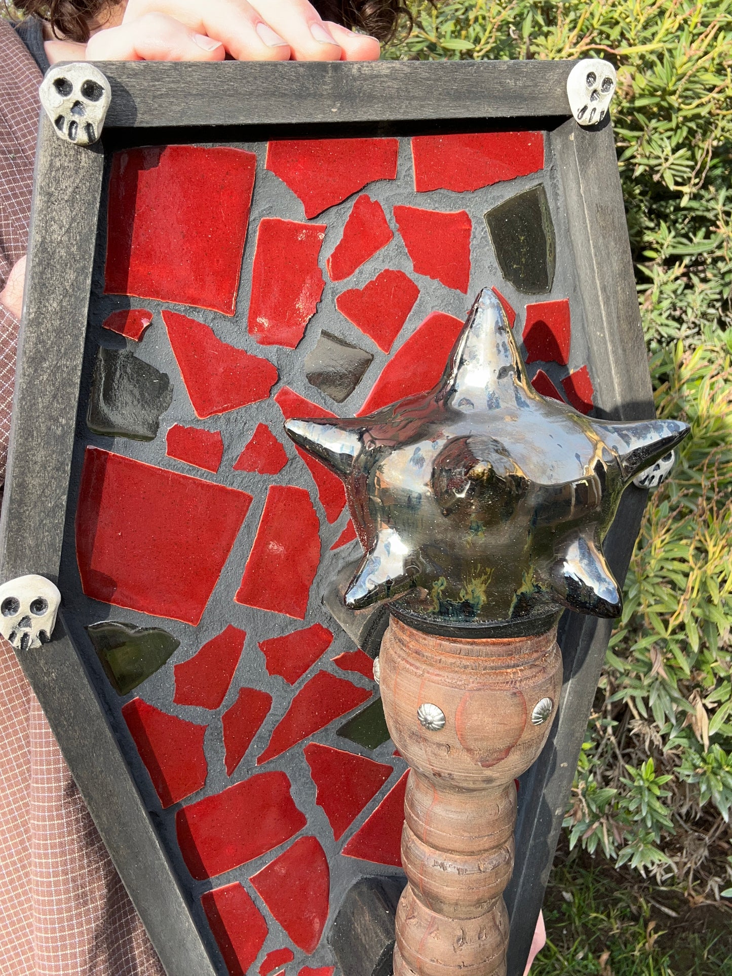 Mosaic Coffin Mounted Mace