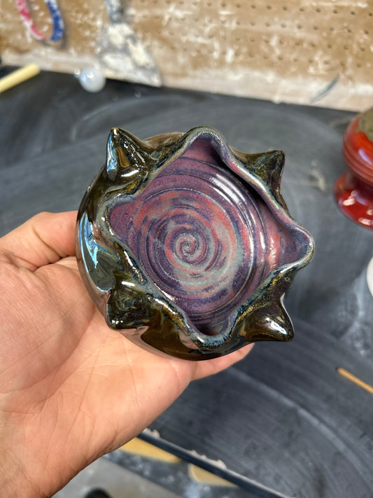Spiky Chrome Ashtray 1