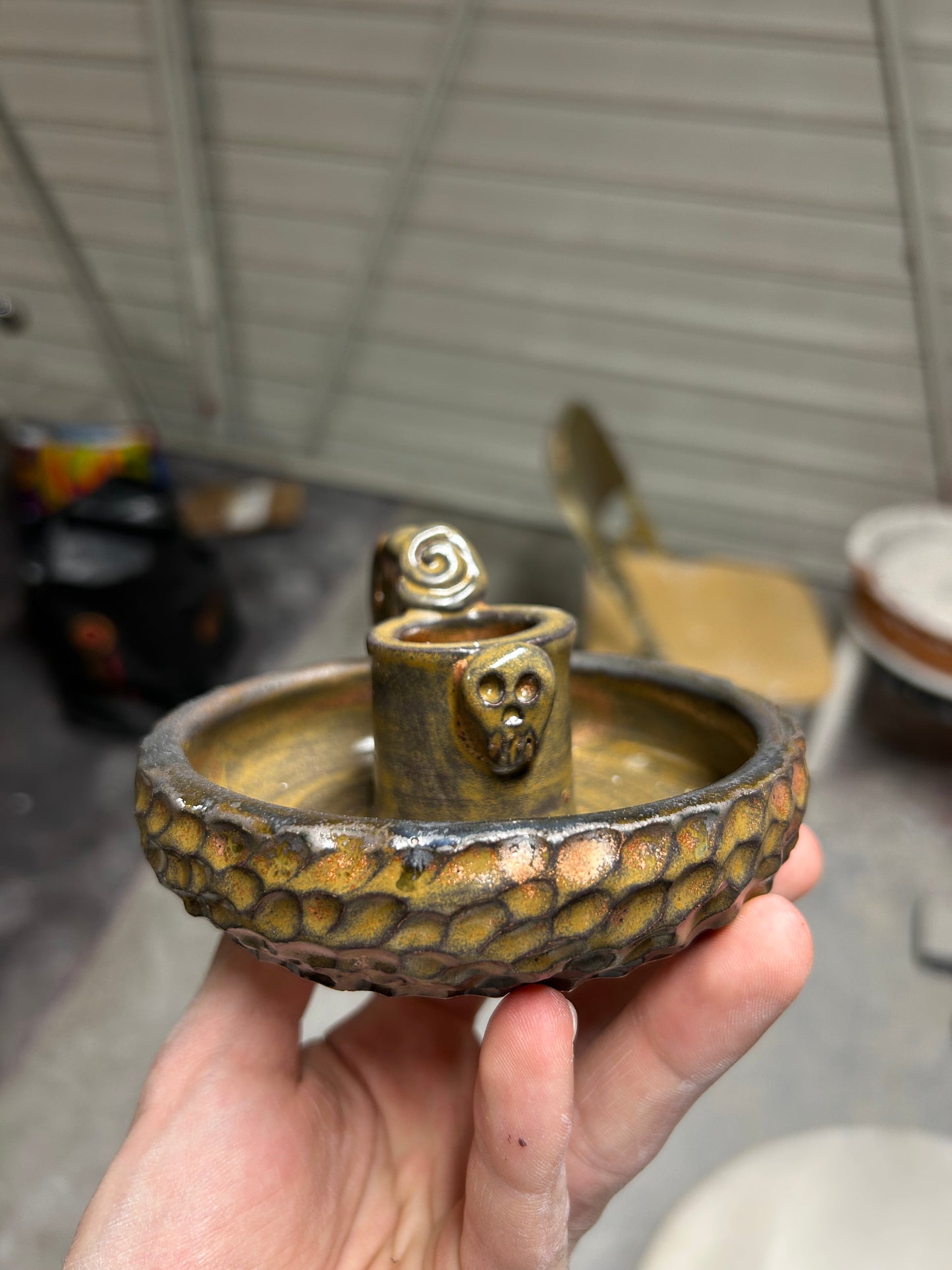 Copper Candleholder