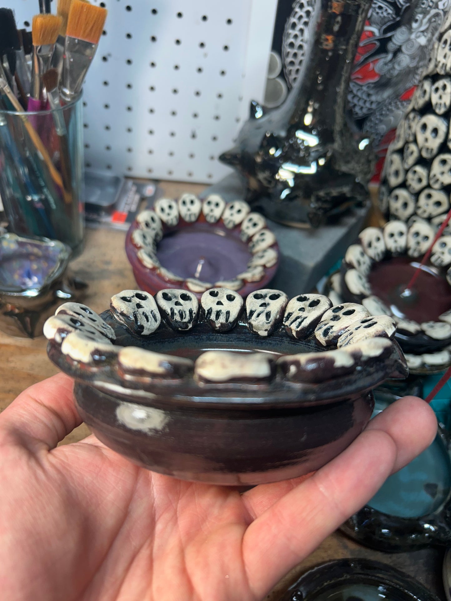 Skull Gala Ashtray 1