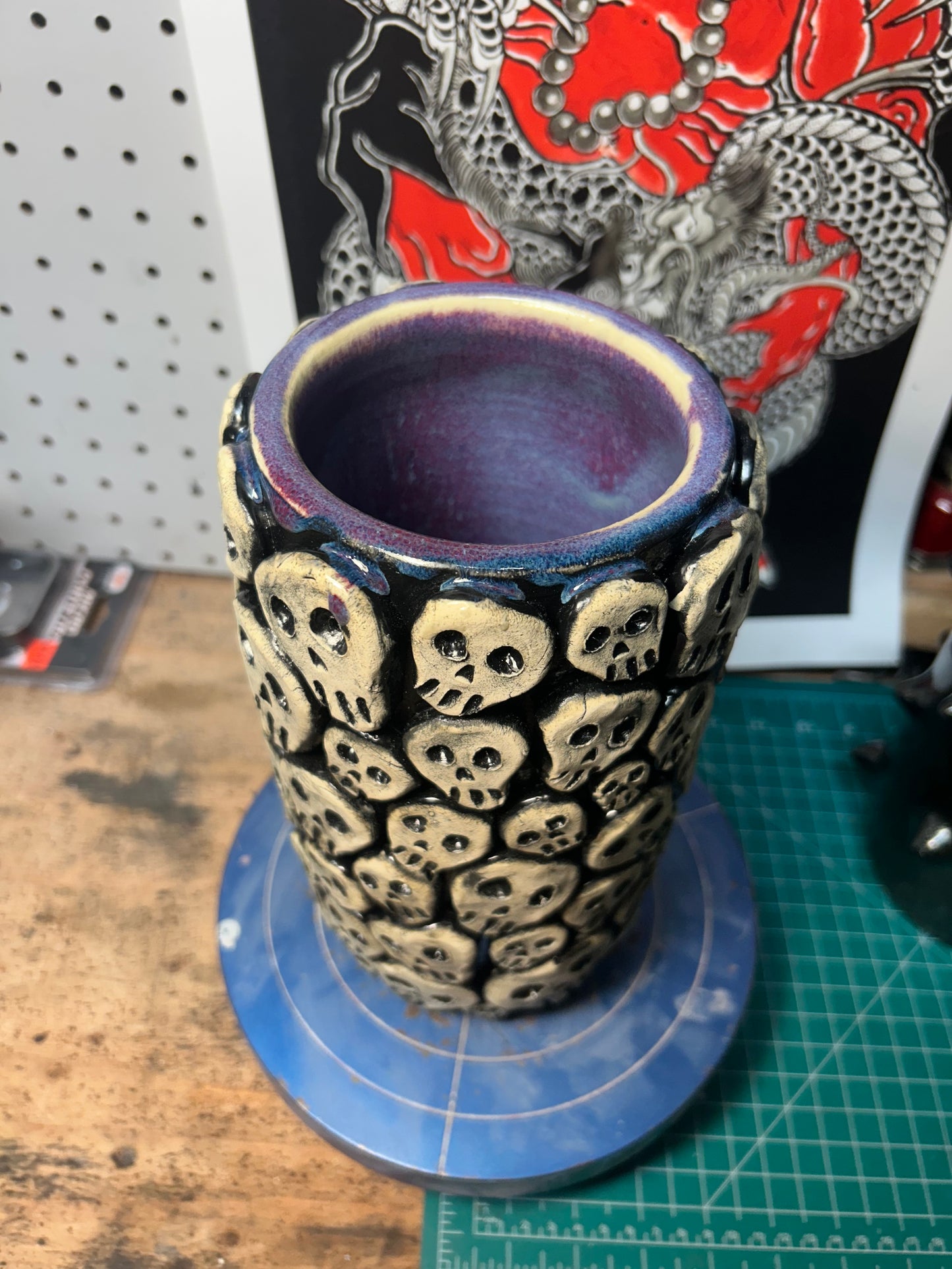 Skull Gala Vase