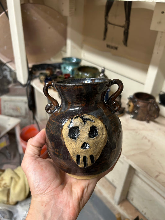 Skull Vase 3