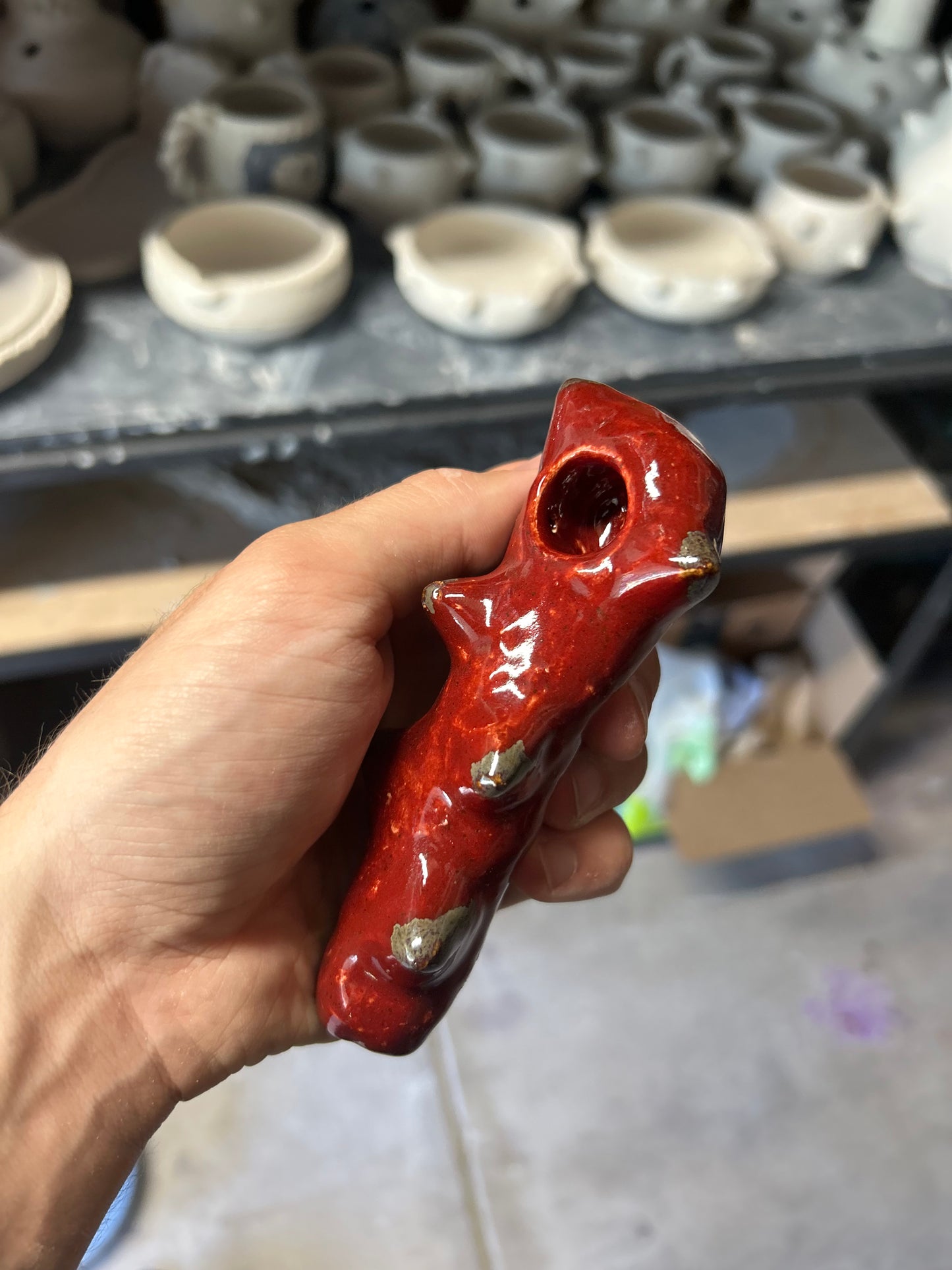 Spiky Red Pipe