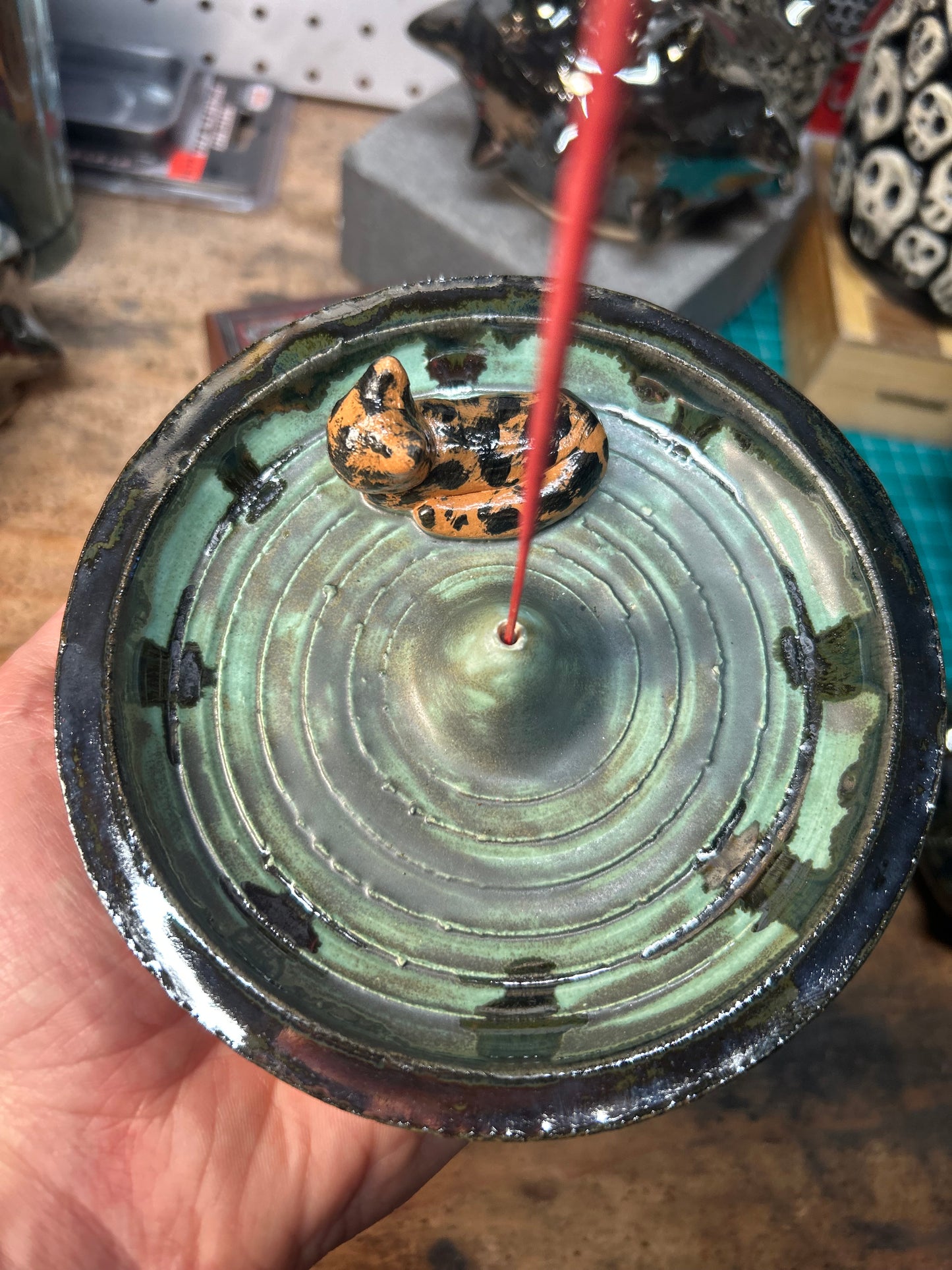 Cat Incense Holder