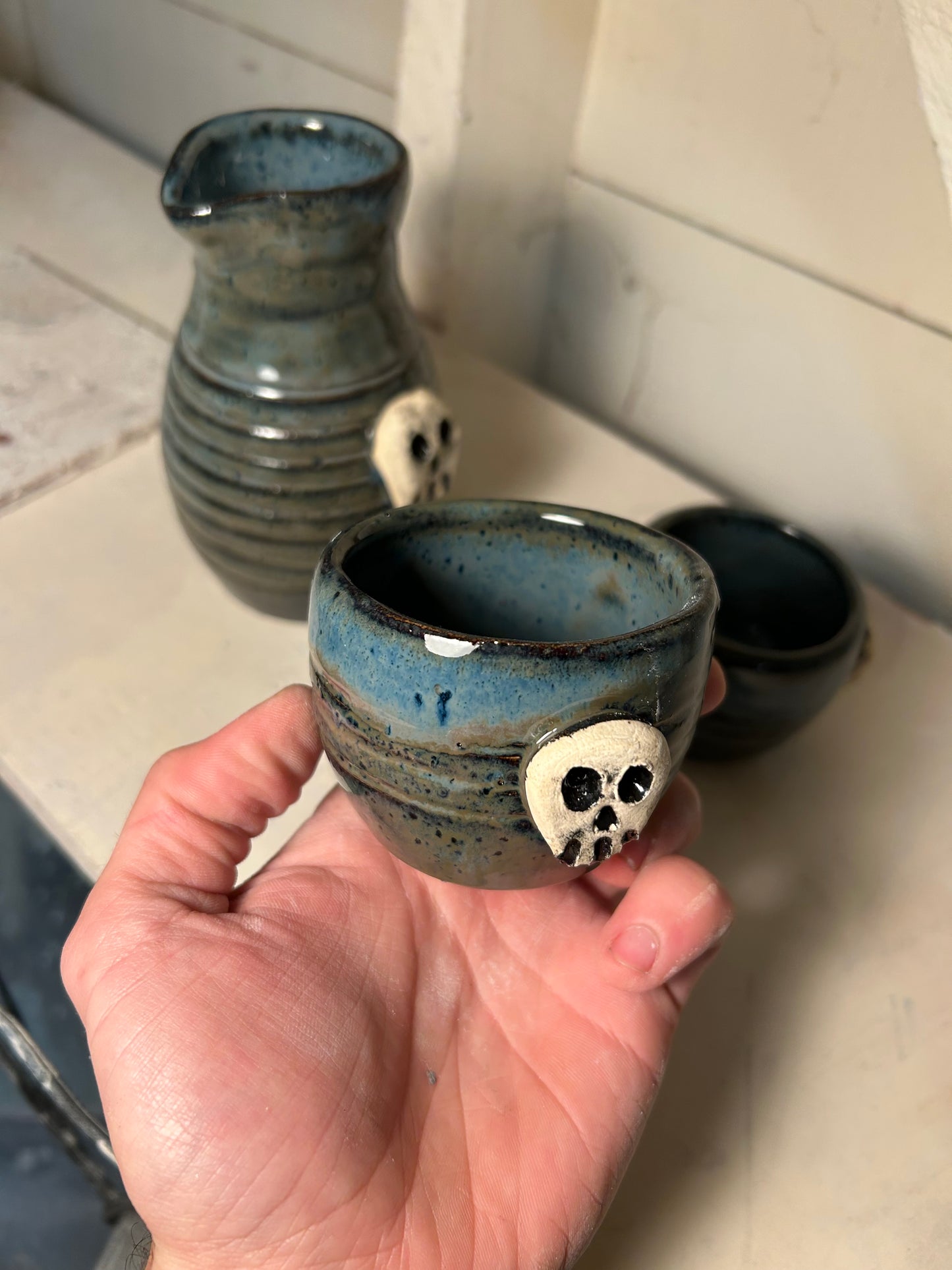 Skull Drinking Set