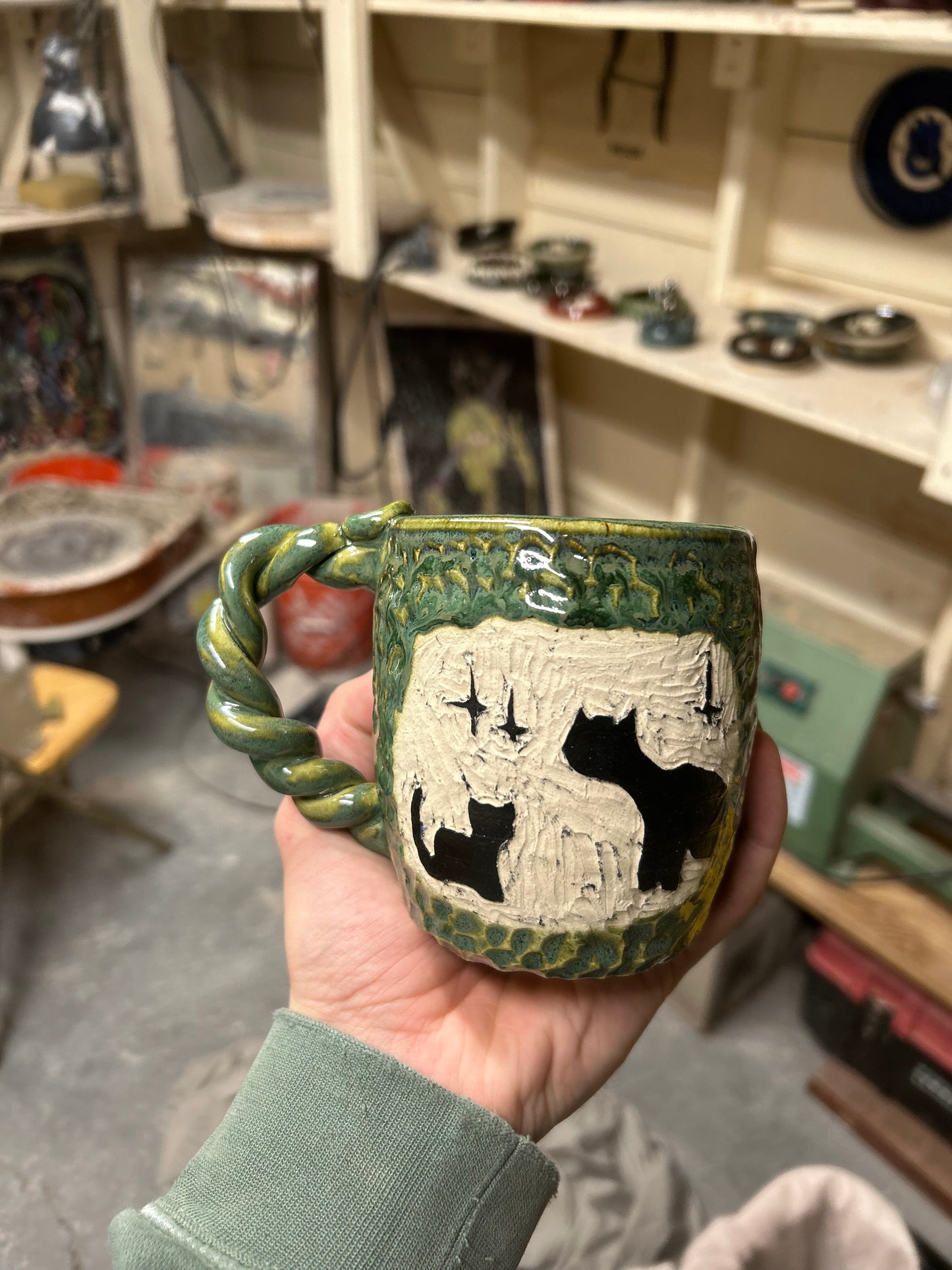 Cat and Kitten Mug