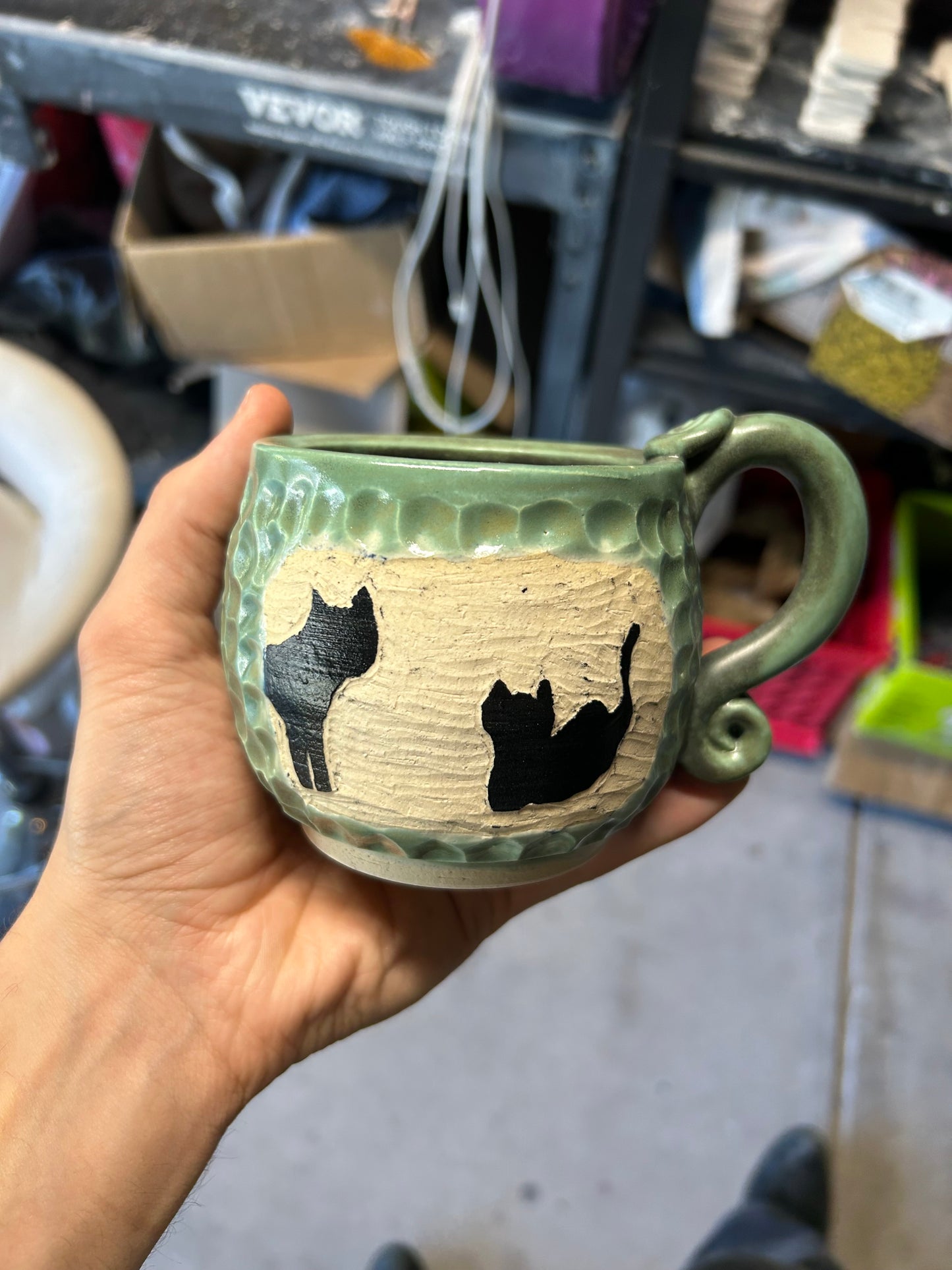 Double Cat Mug