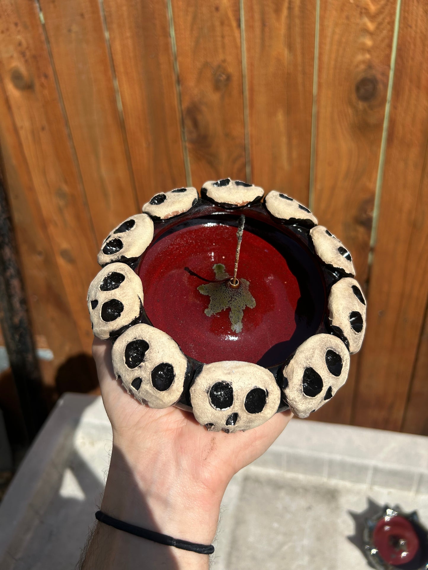 Skull Gala Incense Holder 2