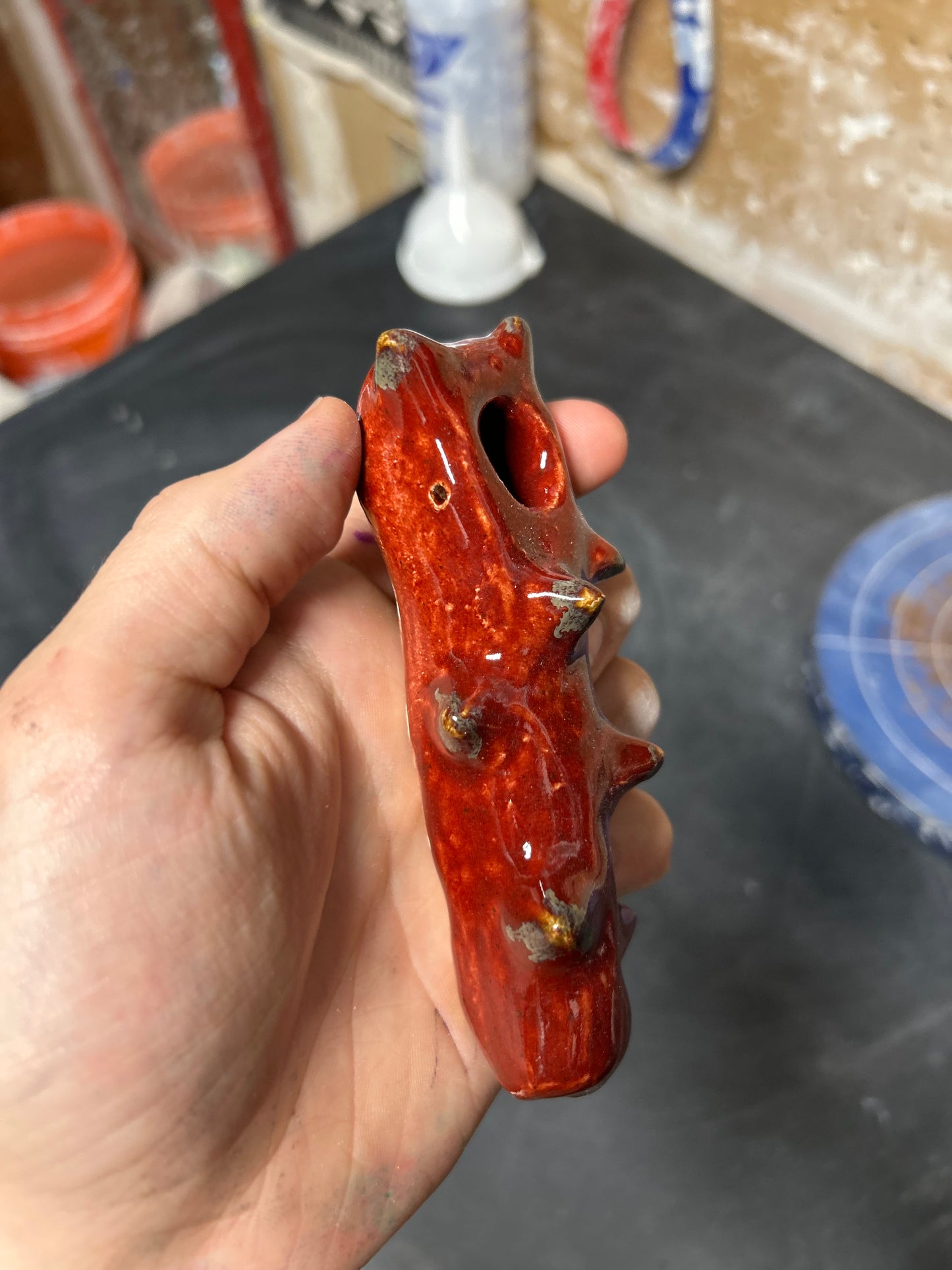Spiky Red Pipe