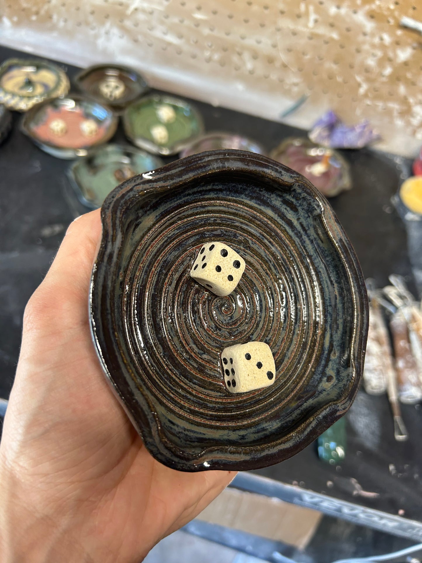 Jasper Dice Ashtray