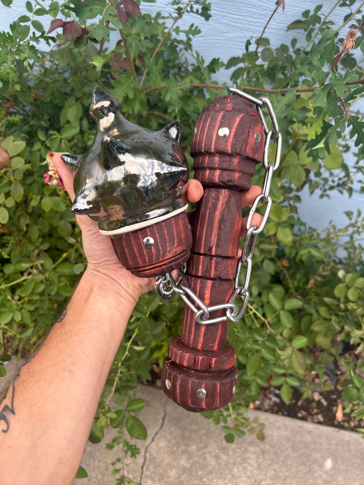 Mahogany Flail