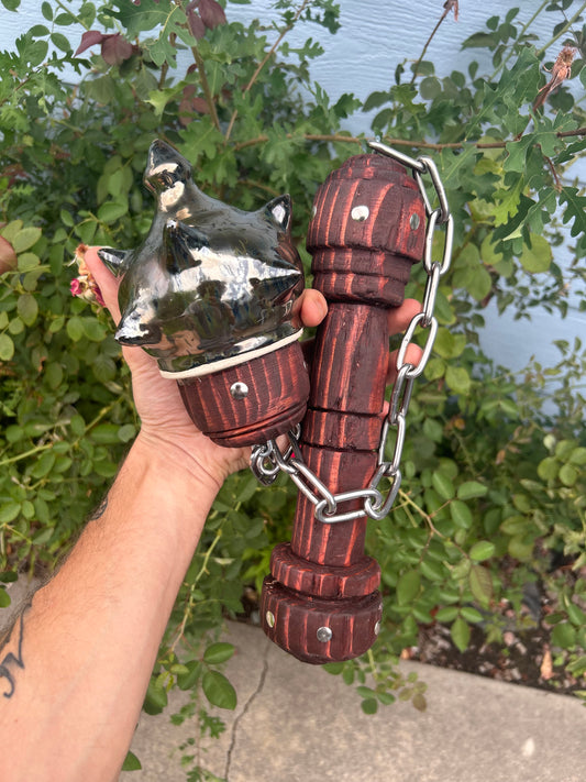Mahogany Flail