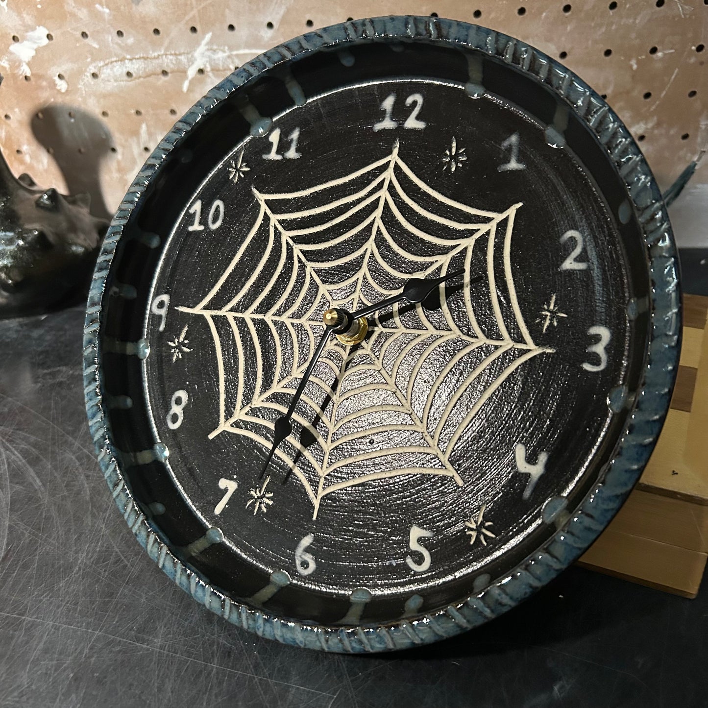 Spiderweb Clock
