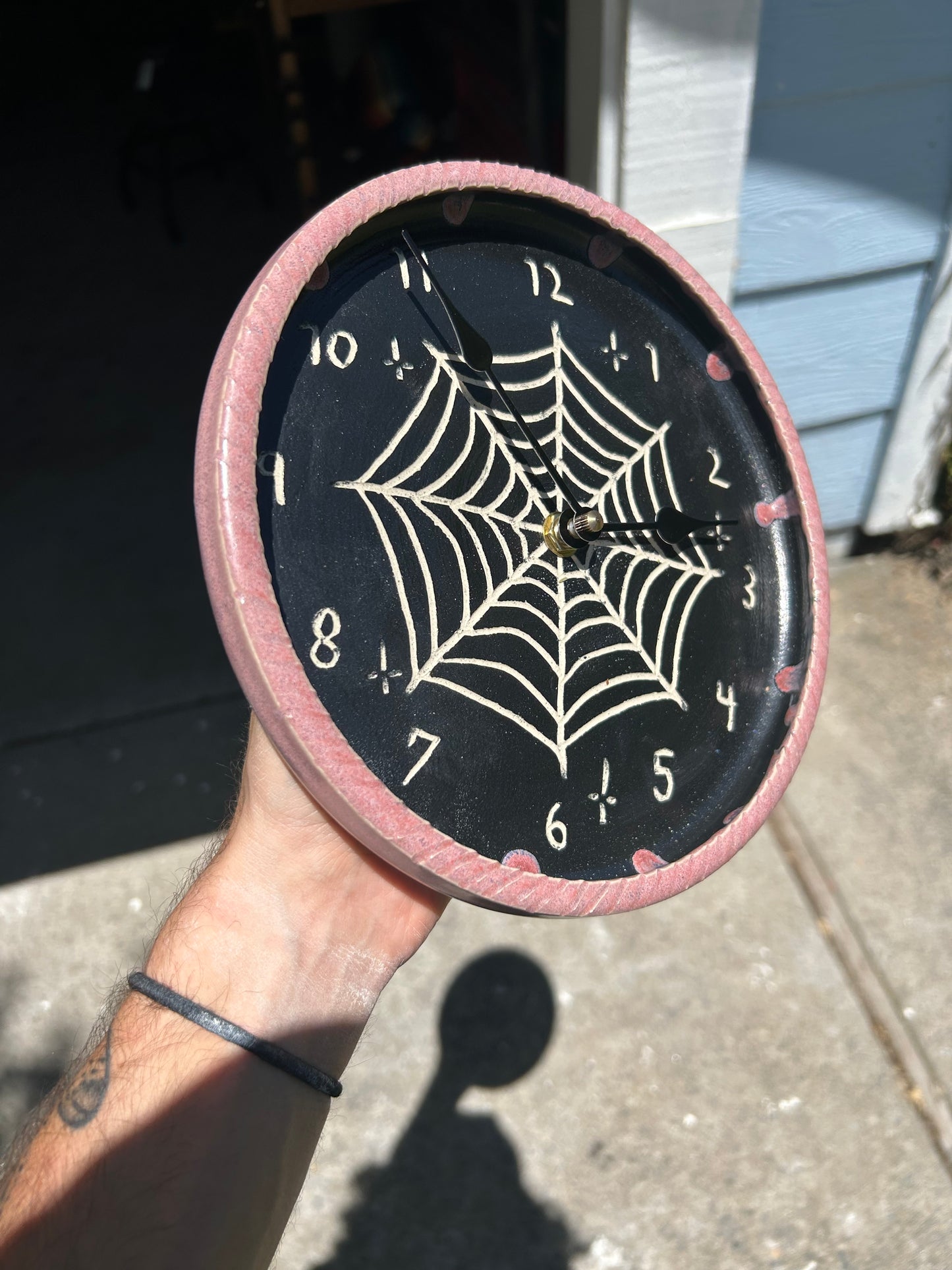 Spiderweb Clock