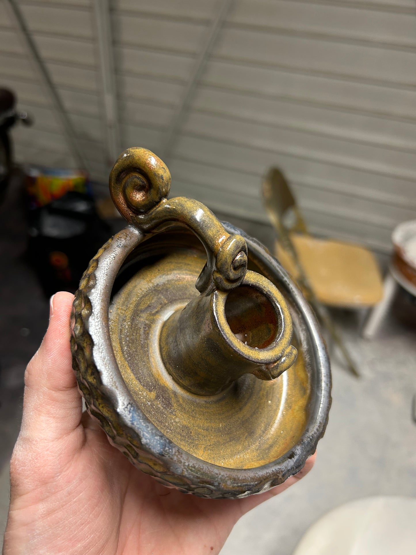 Copper Candleholder