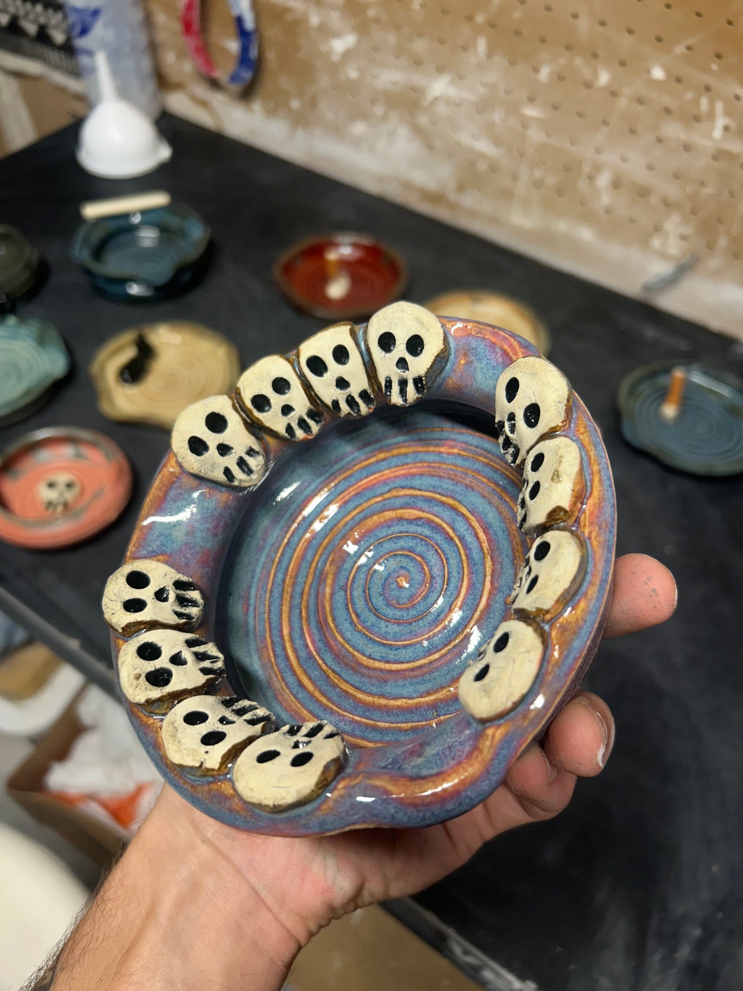 Magic Skull Gala Ashtray
