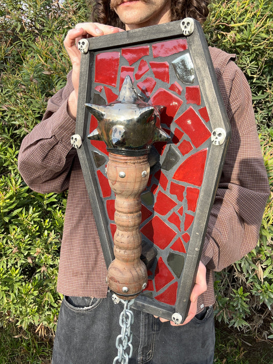 Mosaic Coffin Mounted Mace