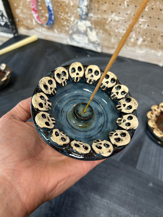 Skull Gala Incense Holder 2