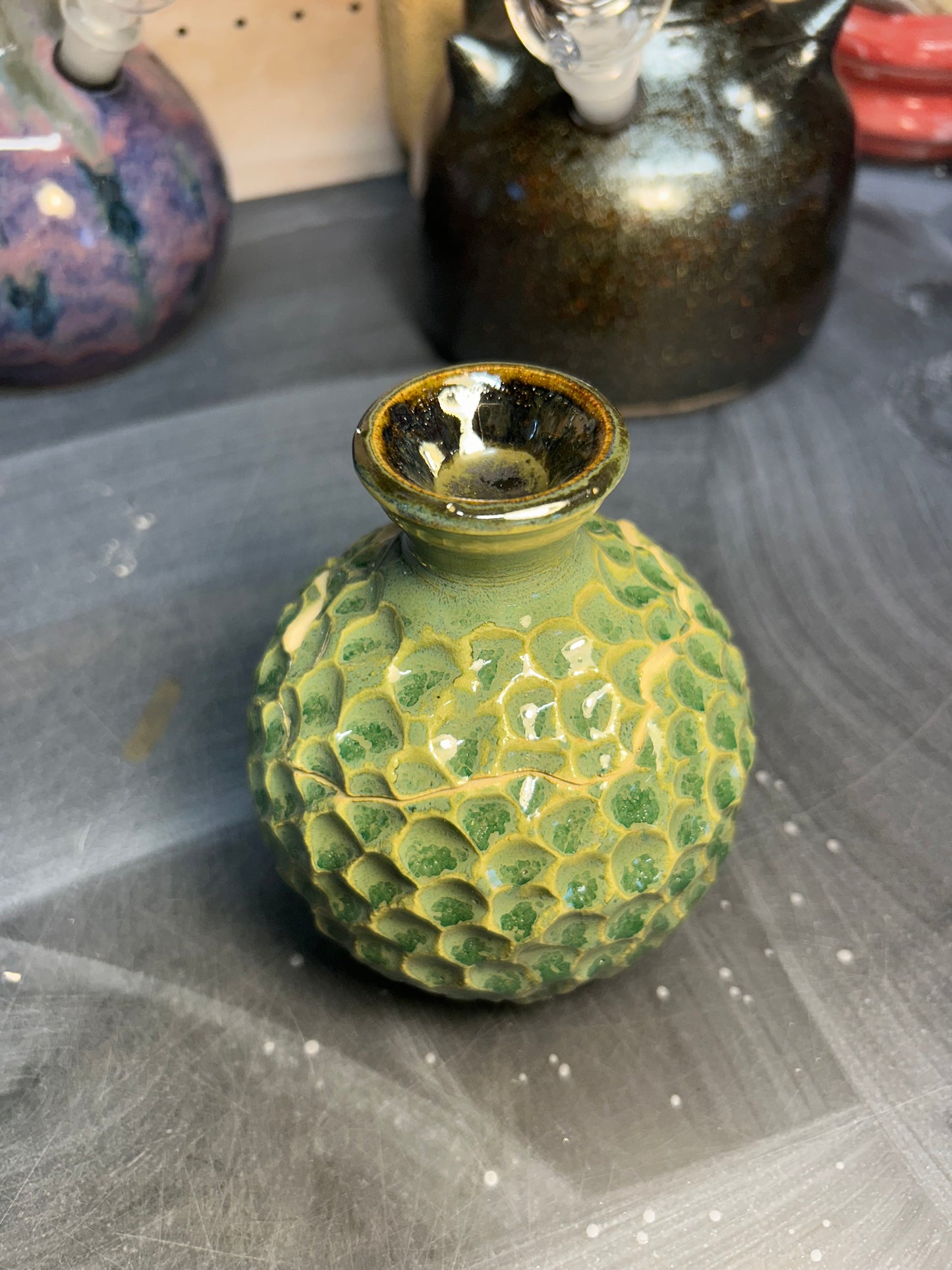 Green Dragon Egg Jar
